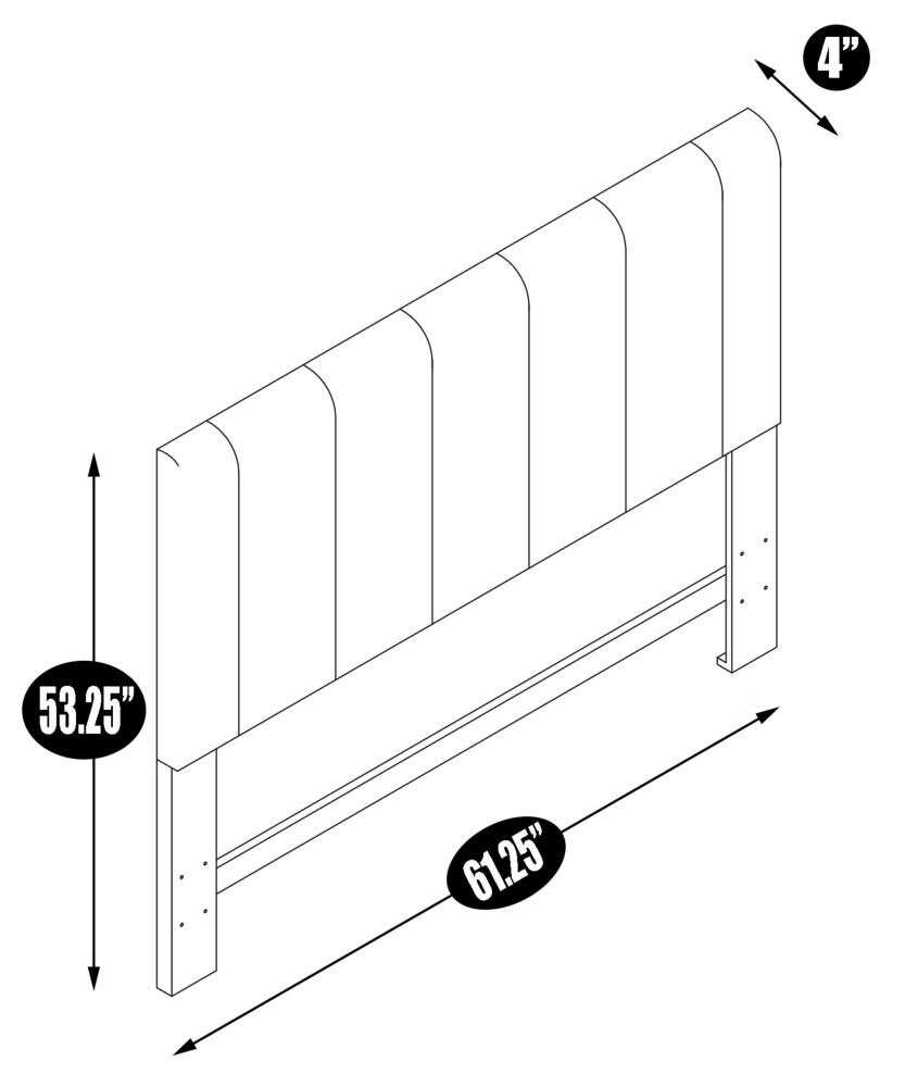 Chic Home Design FHB9056-LW Upholstered-Headboards - View #4
