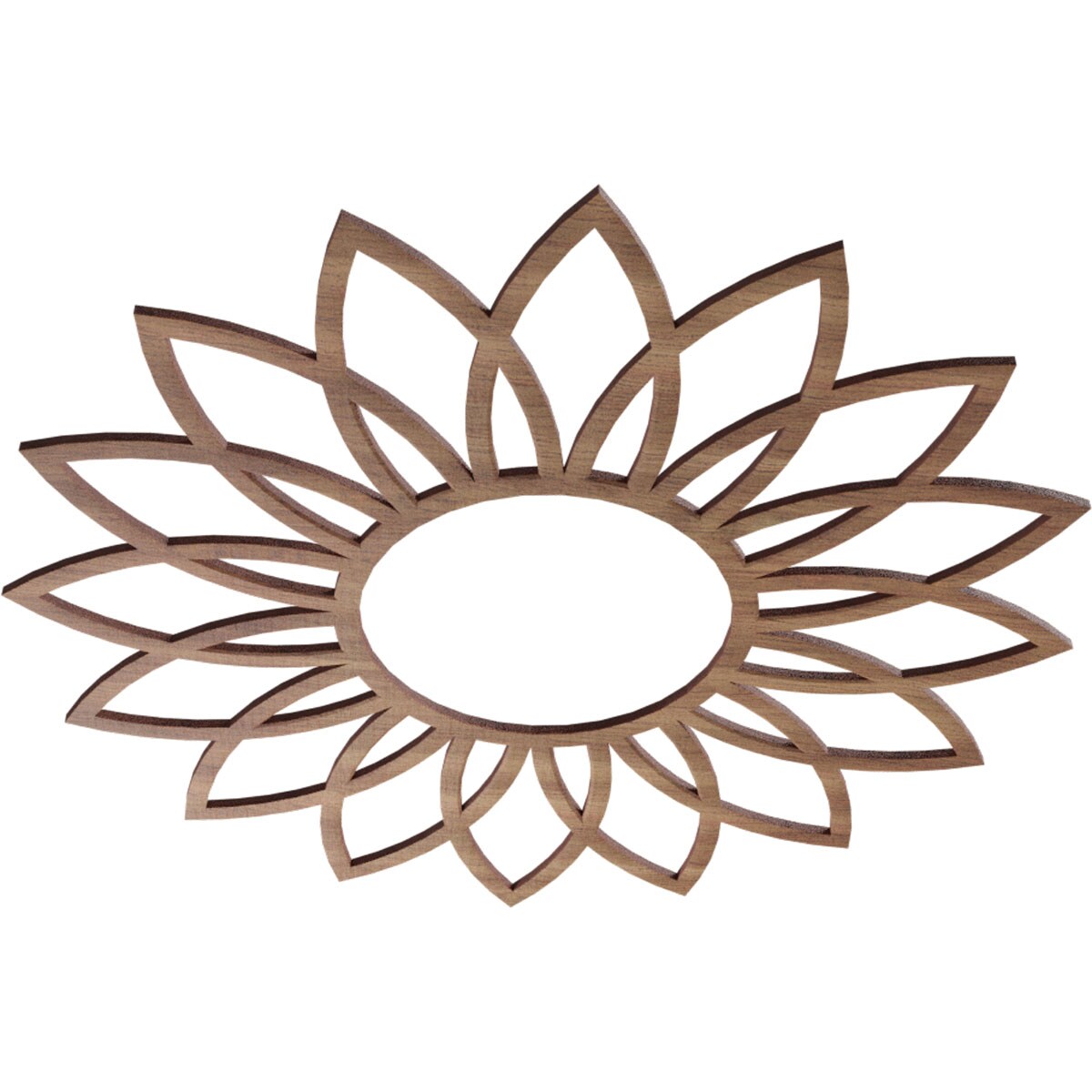 Ekena Millwork CMWP22X22X0375DAWA Ceiling-Medallions - View #2