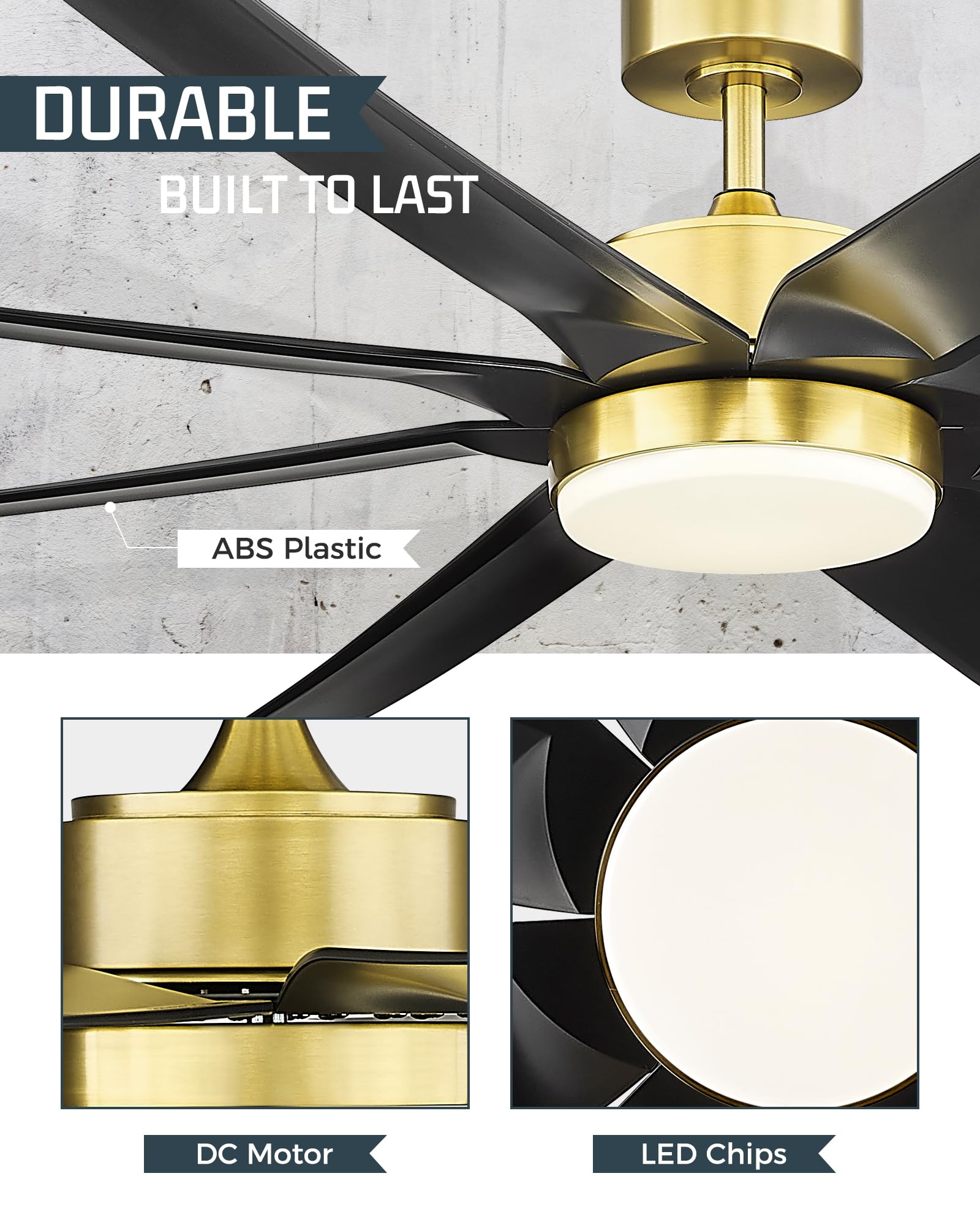 LTMATE LSLT-CF01-BGB Ceiling-Fans - View #4
