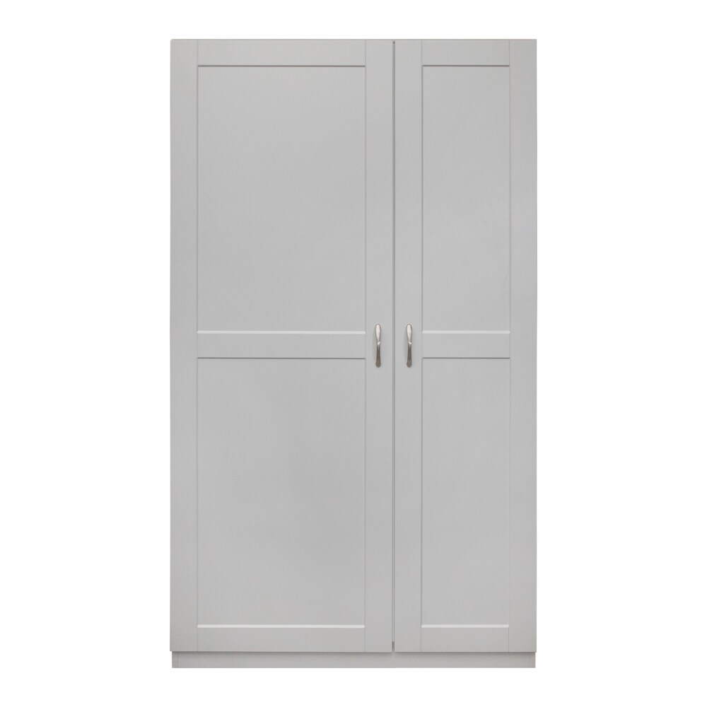 Estate 38.5-in W x 70.375-in H Wood Composite Gray Wall-mount Utility Storage Cabinet
