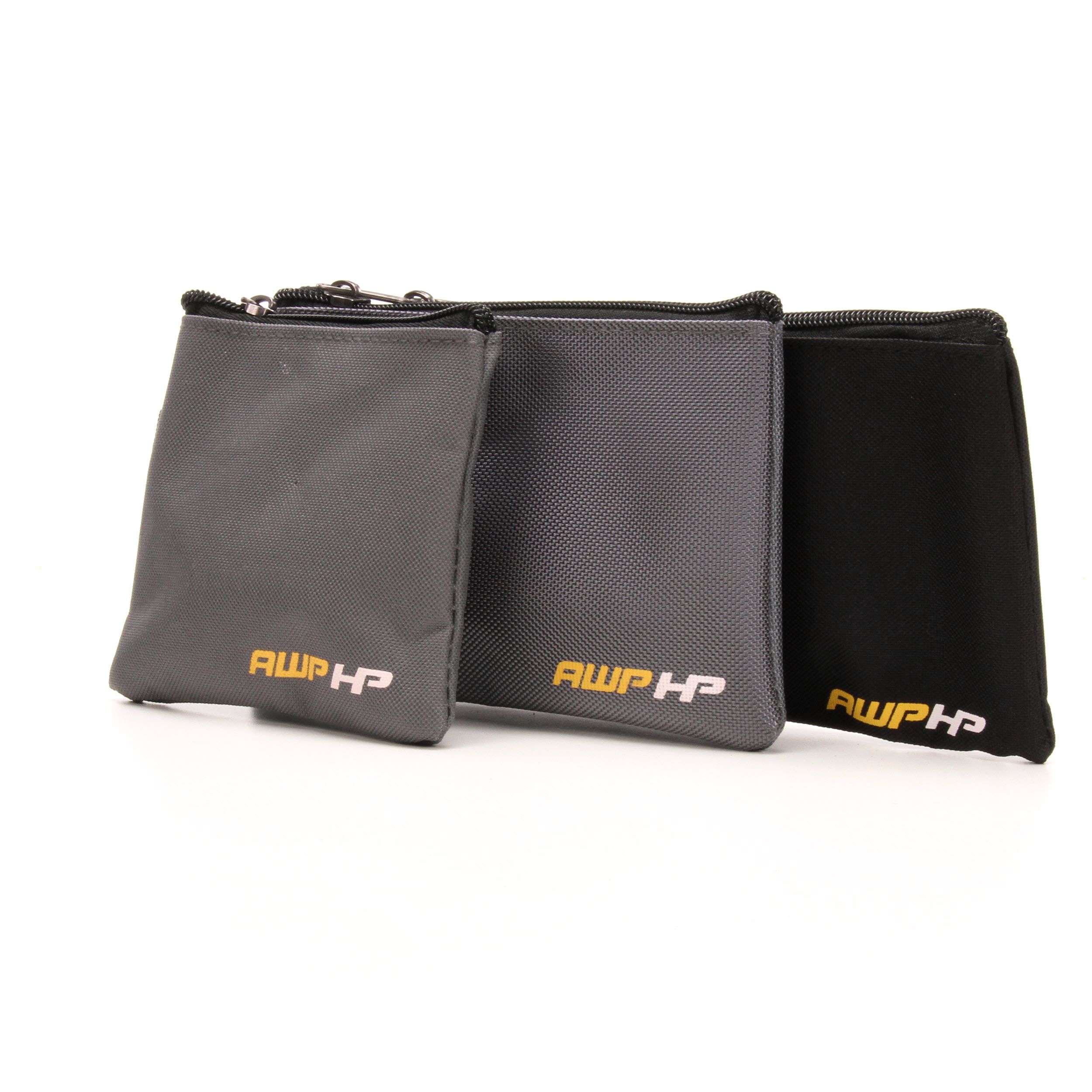 AWP HP Black/Gray Polyester 10-in Zippered Tool Bag in the Tool Bags  department at