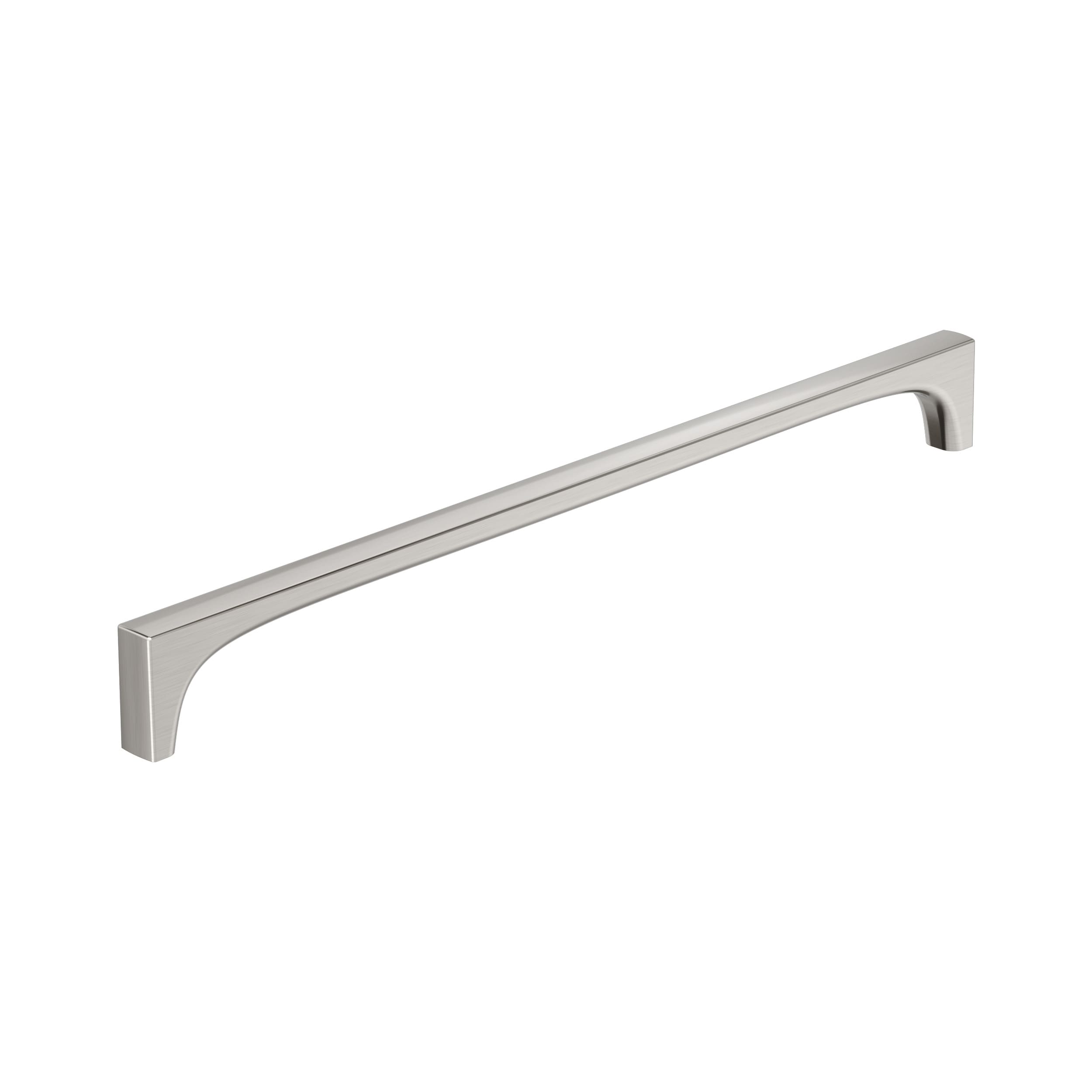 Amerock BP37431G10 Merced 18-in , 457mm Center to Center Satin Nickel Rectangular Handle For Use on Appliances Drawer Pulls