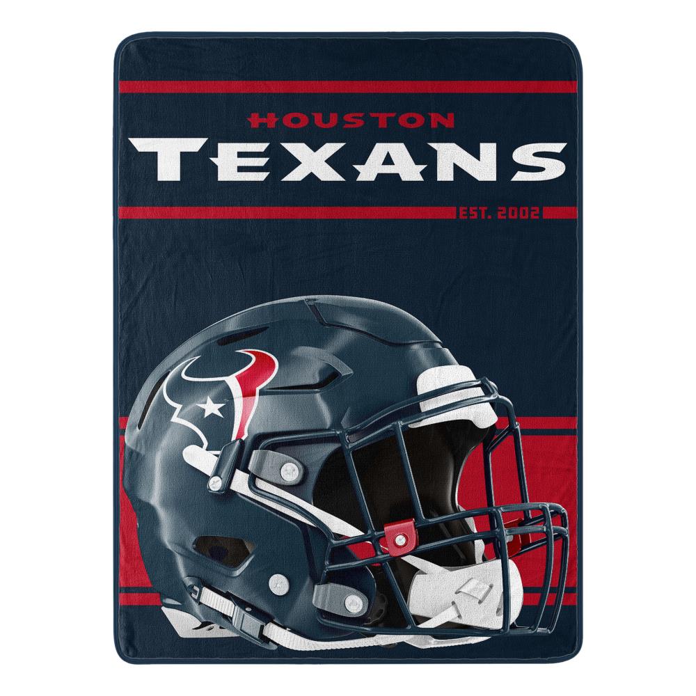 The Northwest Company Houston Texans NFL 059 Run Micro Raschel Multi 46-in  x 60-in 0.85-lb at