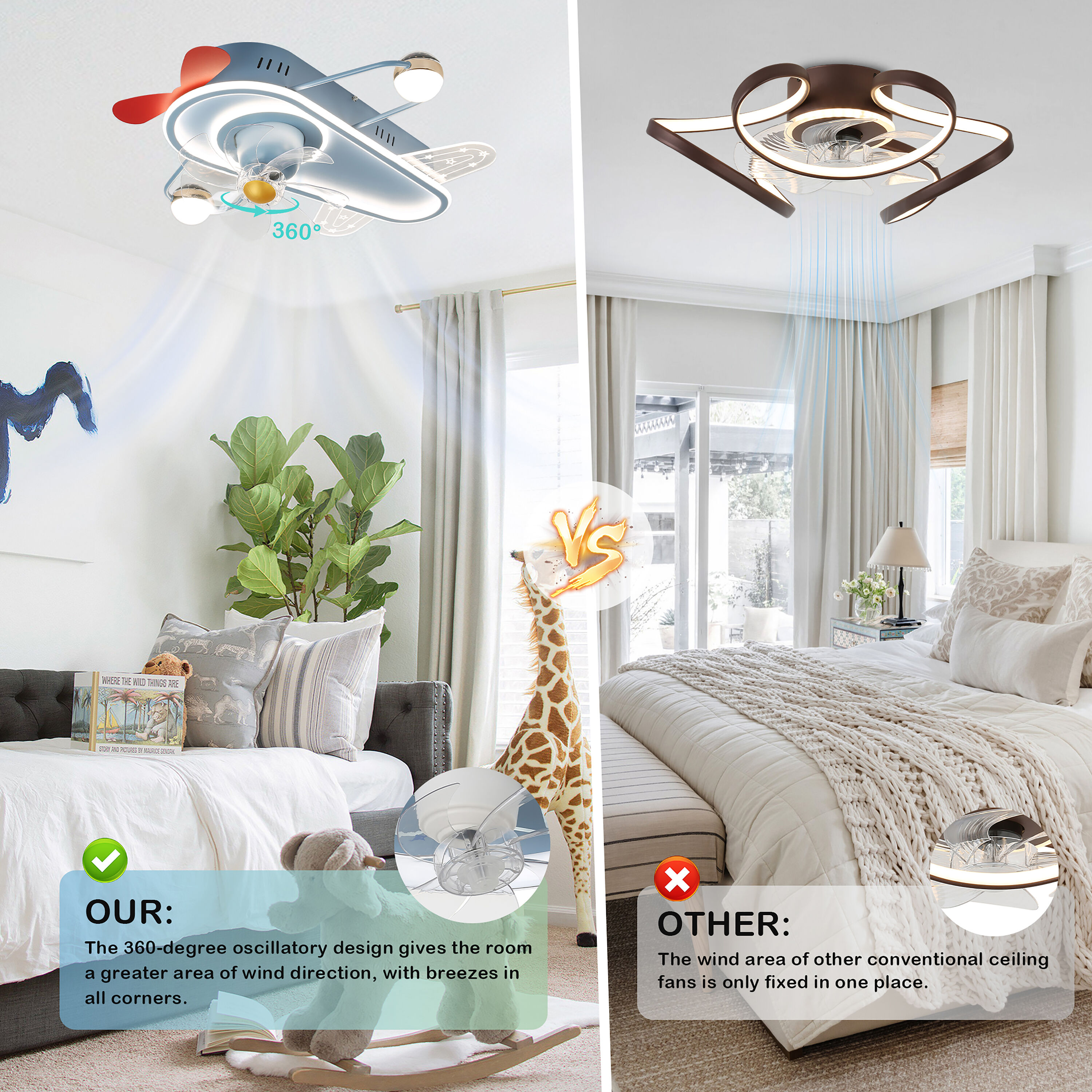 Cusp Barn DC2006-B Ceiling-Fans - View #5