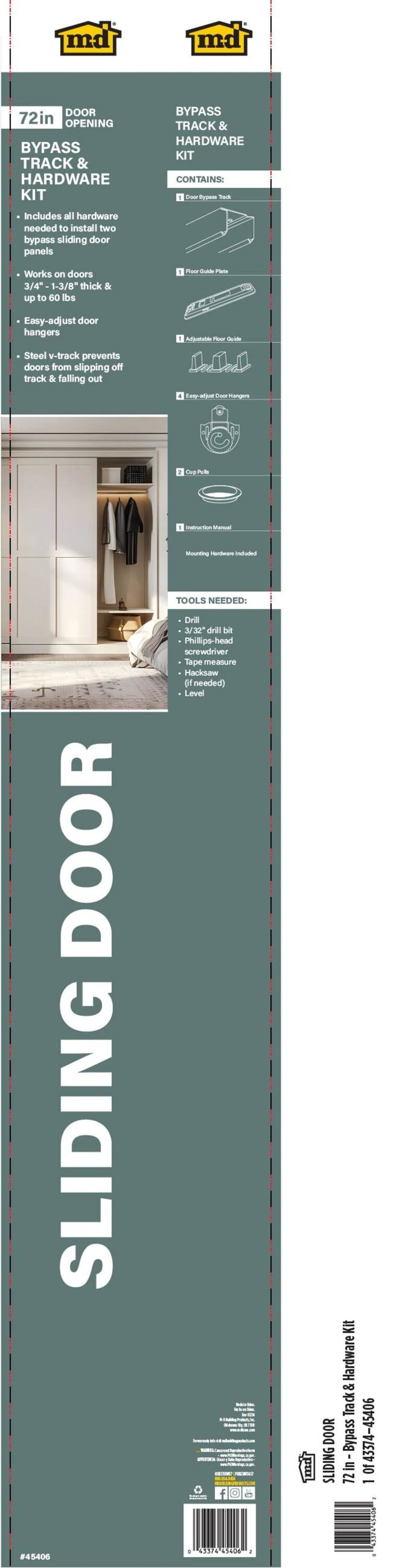 M-D 45406 Sliding-Closet-Door-Track-Track-Kits - View #6