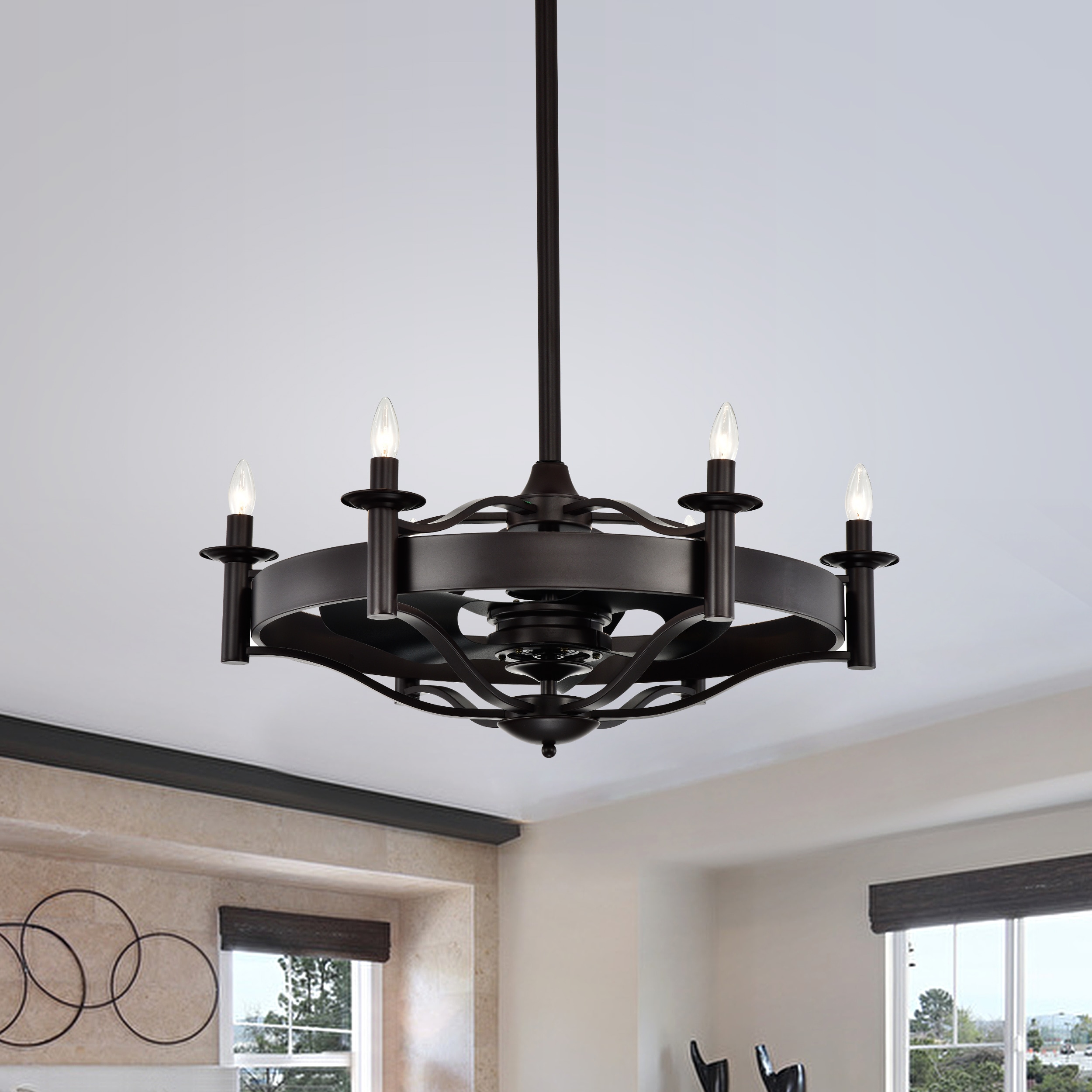 Home Accessories Inc CFL-8466BR Ceiling-Fans - View #4