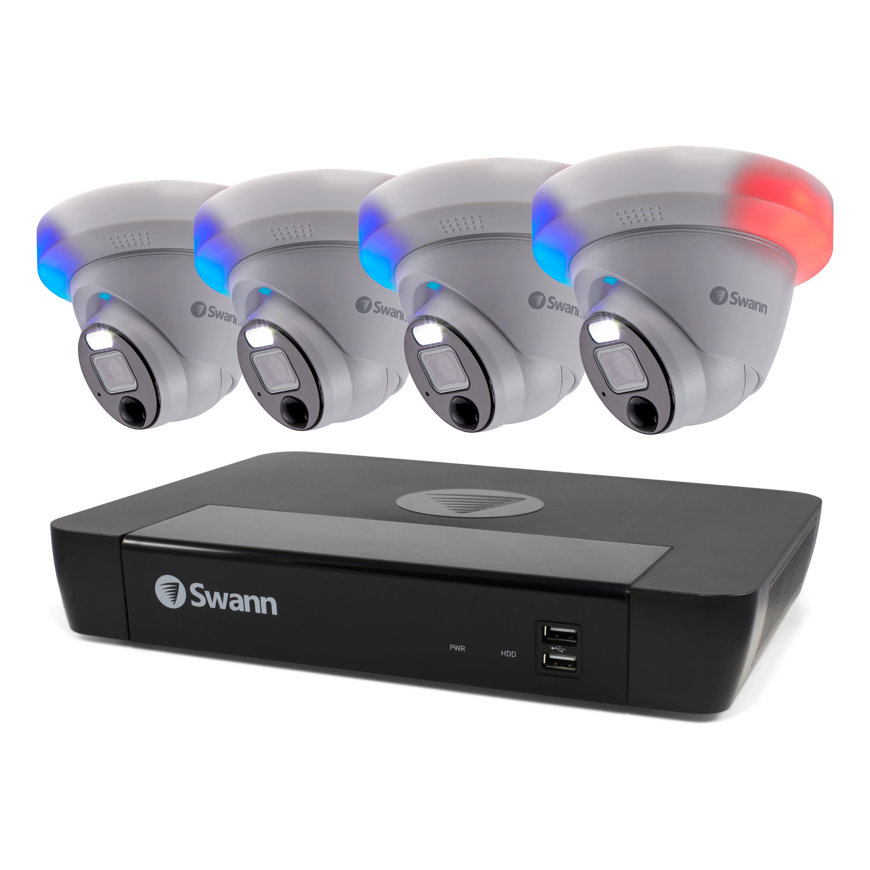 Swann Pro Enforcer Indoor/Outdoor 4-Camera Hardwired Dome2Tb Hard Drive Security Camera System SWNVK-889804D-US Sansujyuku sansujyuku.com