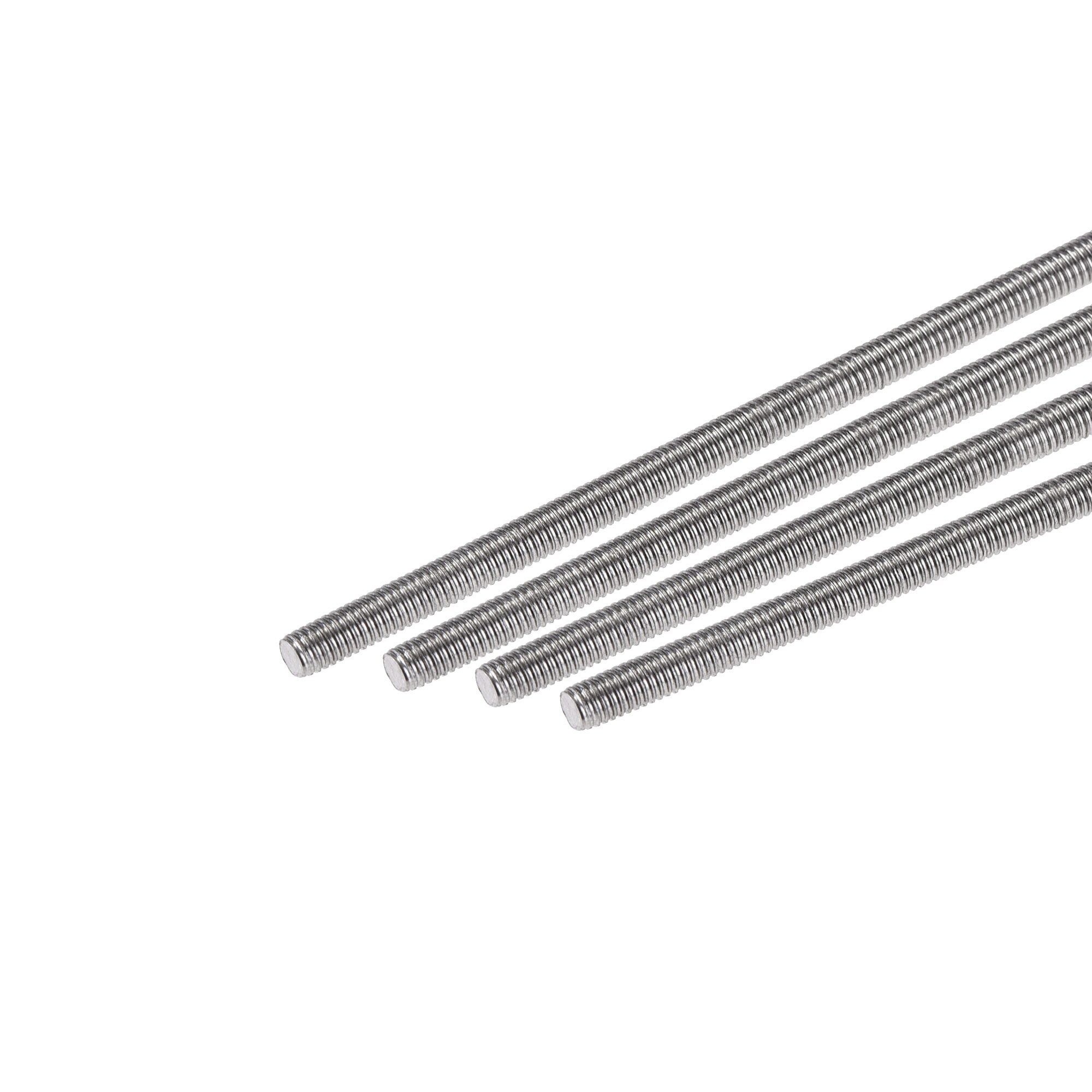 Unique Bargains 5pcs M3 x 400mm Fully Threaded Rod 304 Stainless Steel ...