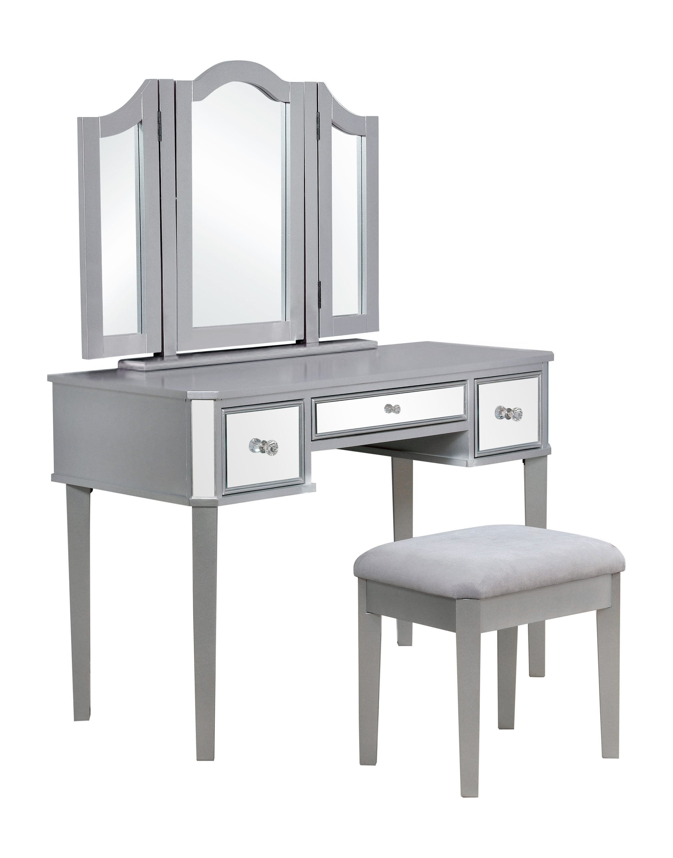 Furniture of America IDF-DK6148SV Bedroom-Vanities - View #4
