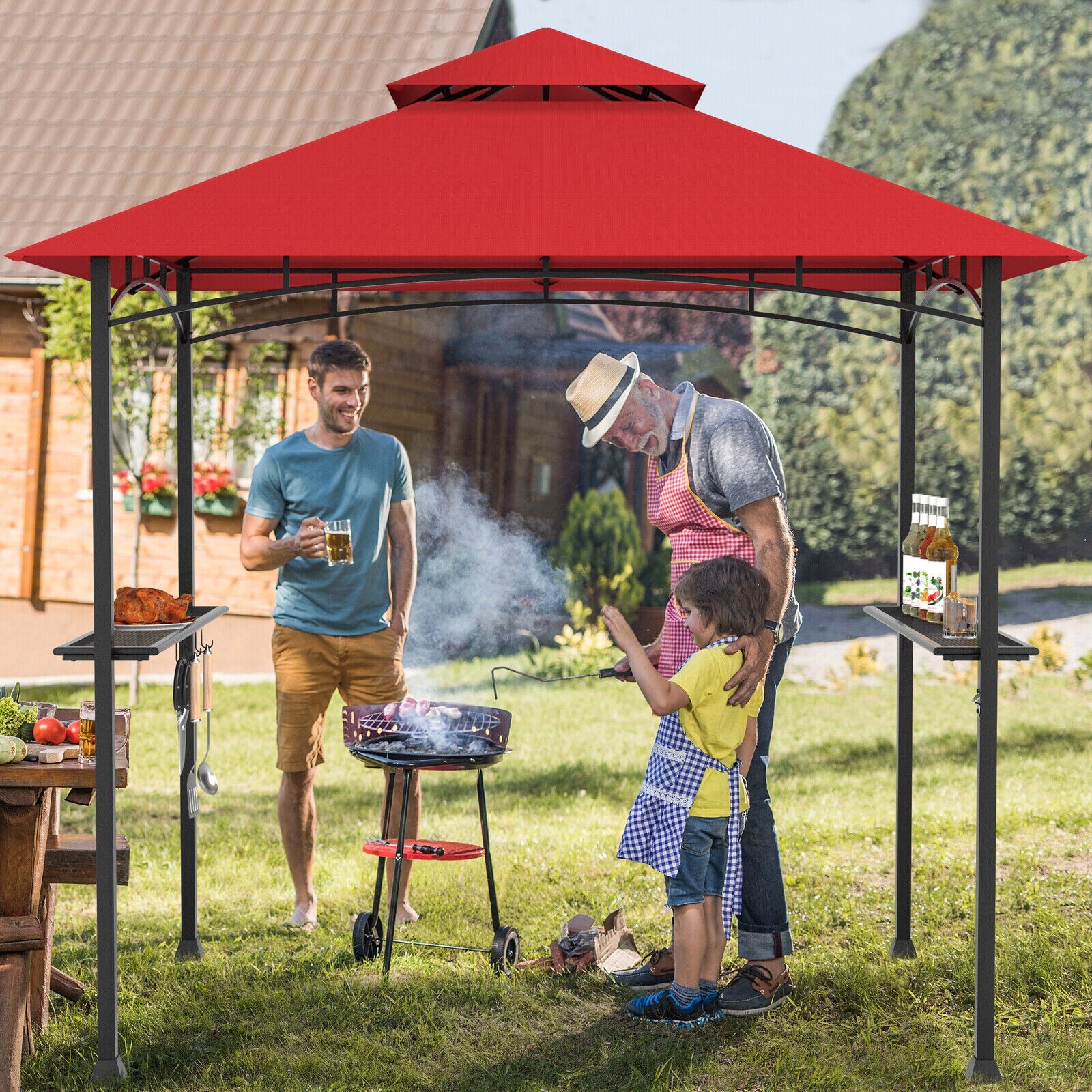 Ayelon CV3606WN Wood-Resin-Gazebos - View #8