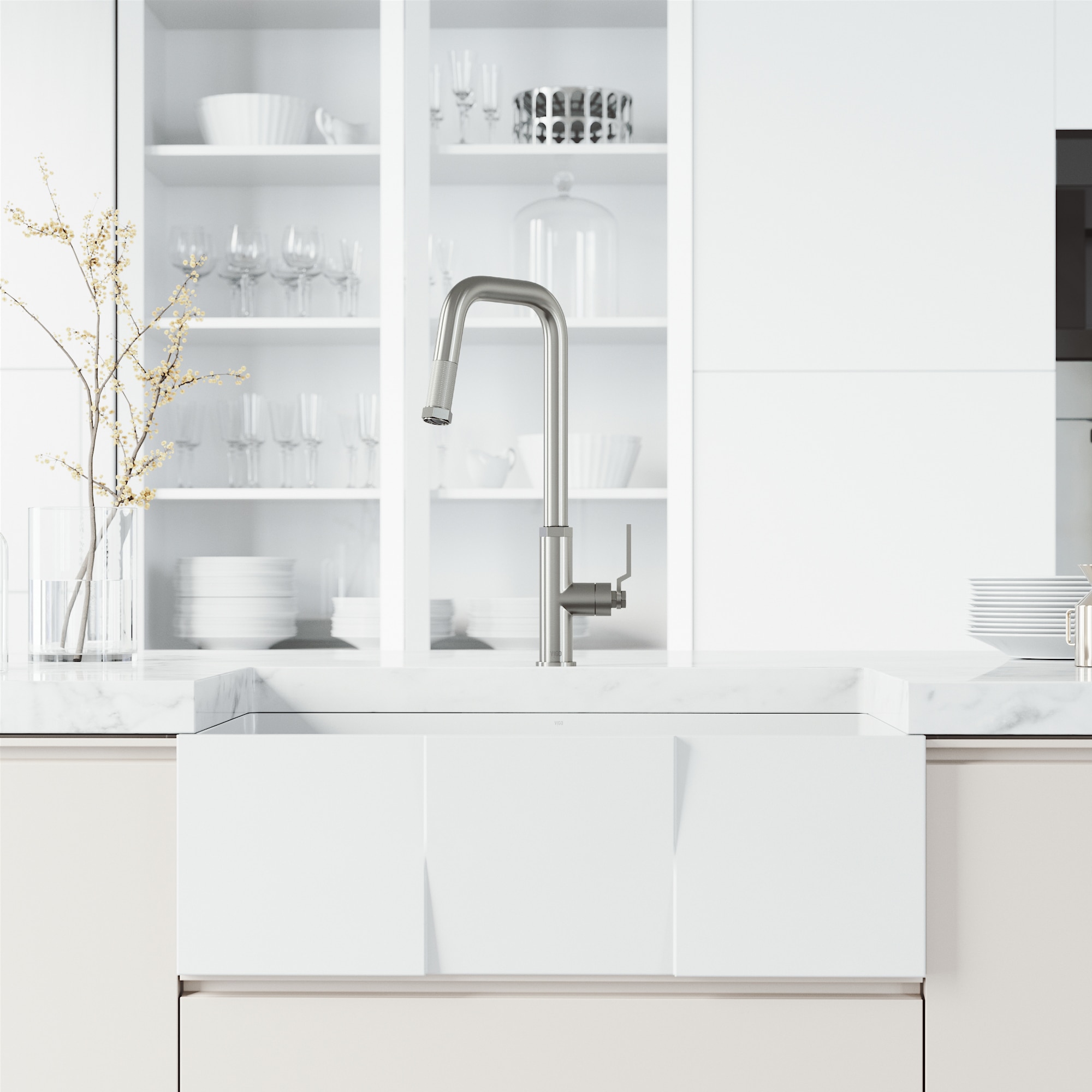 Hart 18" Stainless Steel Pull-Down Kitchen Faucet