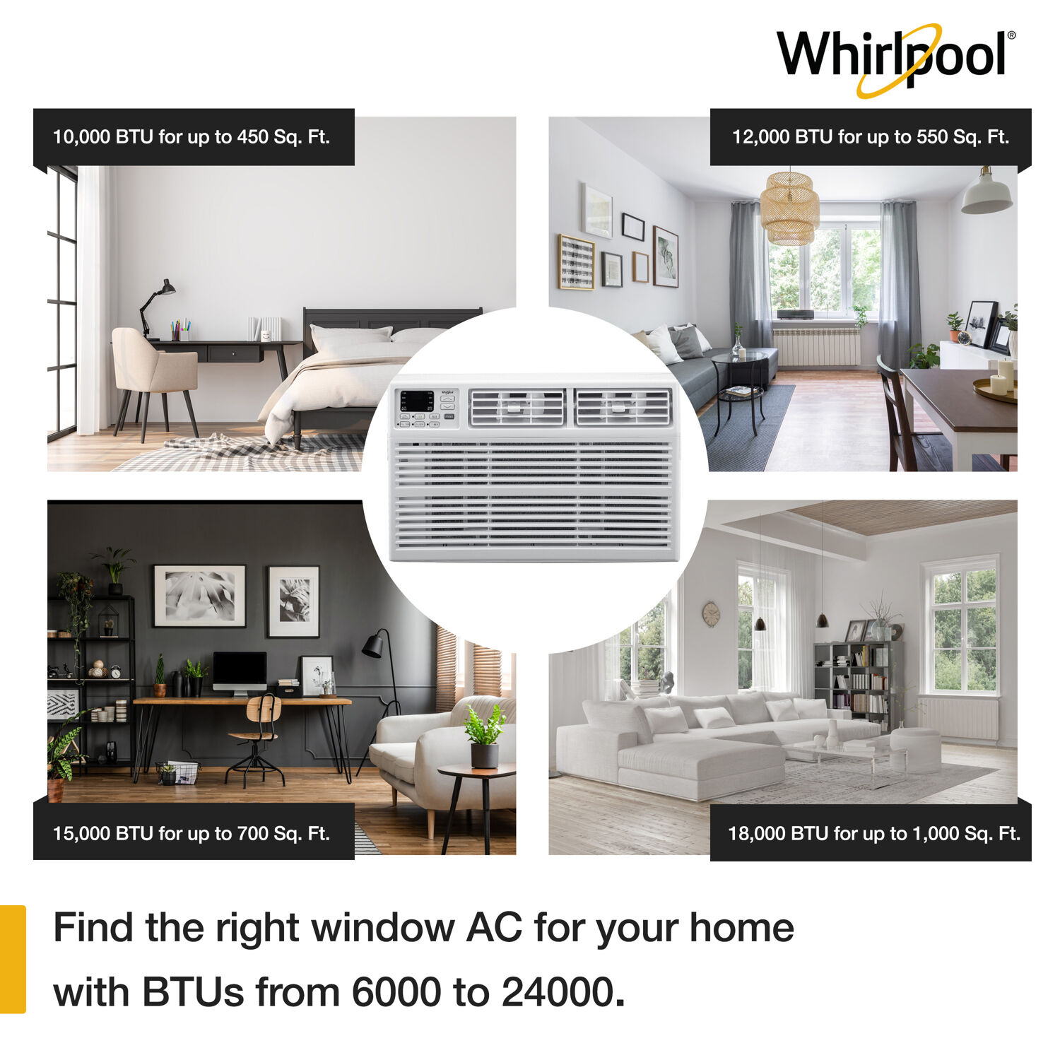 Whirlpool WHAW182BW Window-Air-Conditioners - View #13