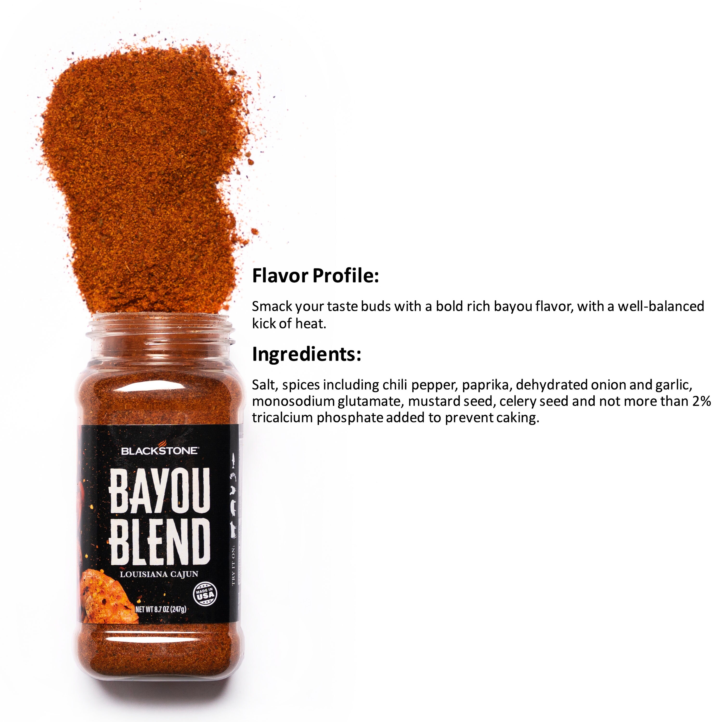 Blackstone Bayou Blend Seasoning in the Dry Seasoning & Marinades ...