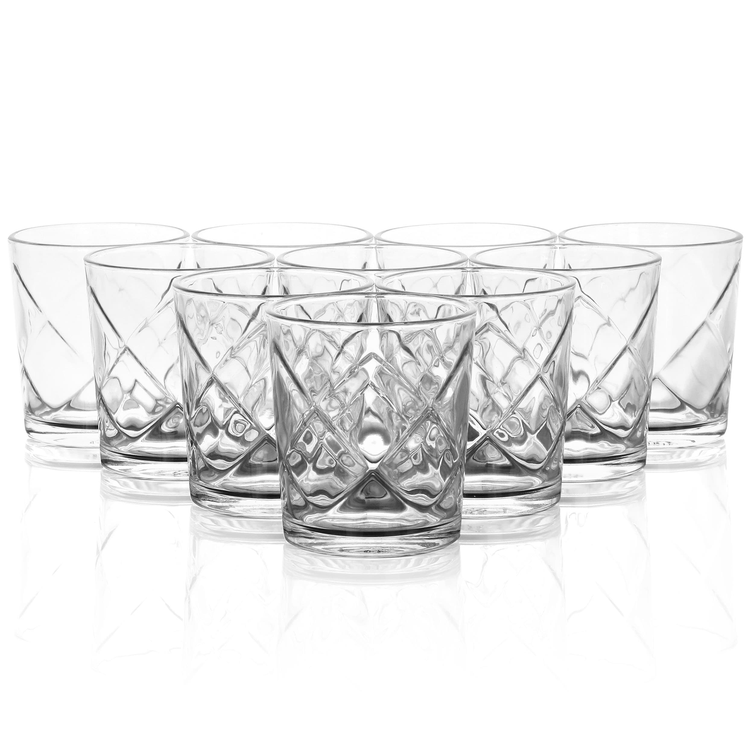 Laurie Gates 15 9 Fl Oz Glass Clear Drinkware Set Of In The Drinkware Department At Lowes Com