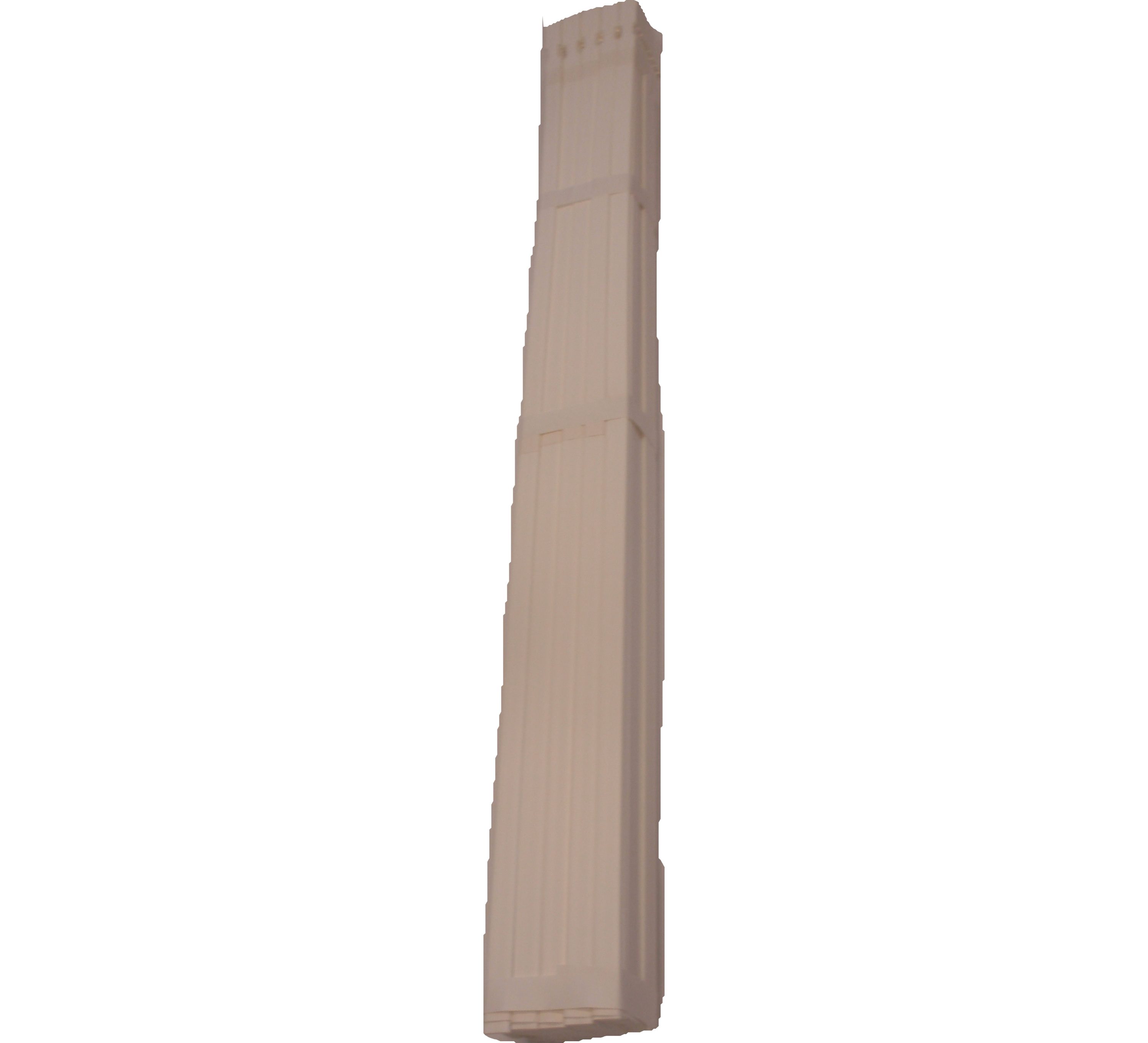 Pexco PVTBX-WHT4 4-ft H x 1-3/8-in W White Hdpe Chain Link Fence Slat 78-Pack