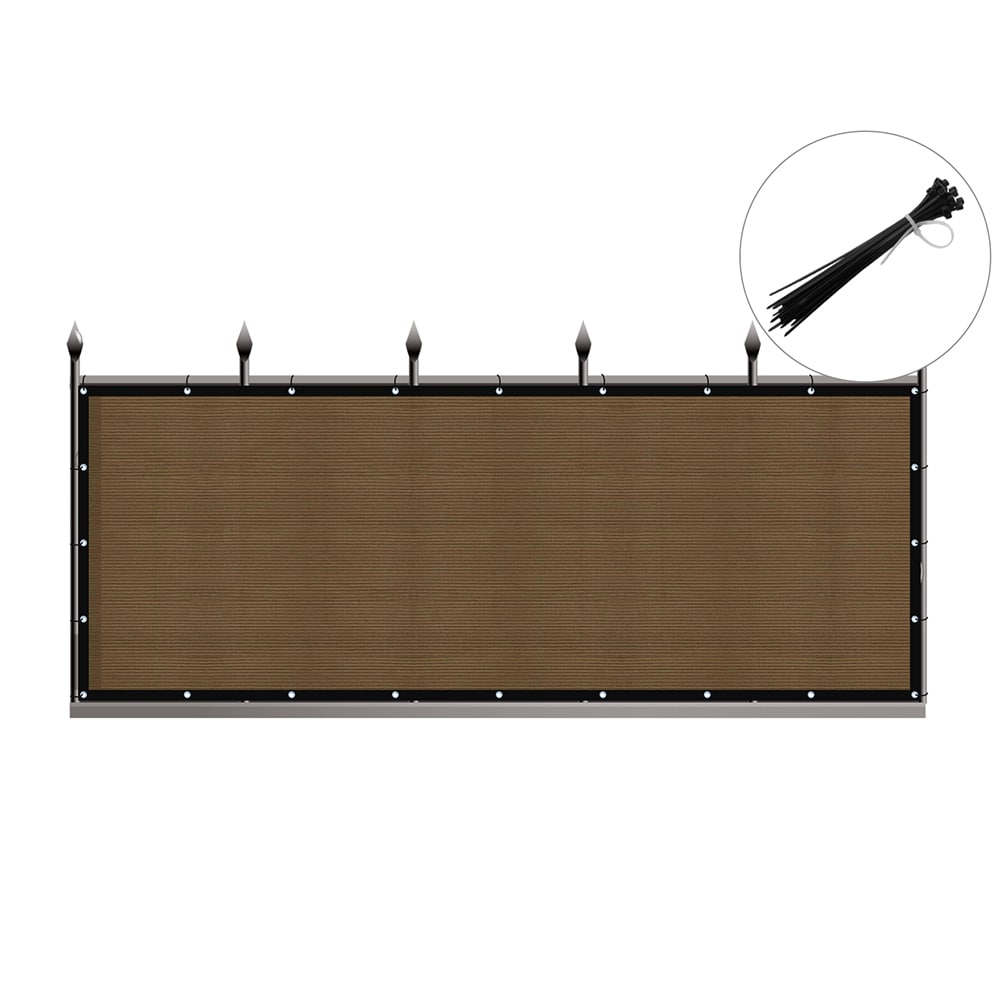 Agfabric PFSBR03102P shade cloth 3-ft x 10-ft Brown Shade fabric