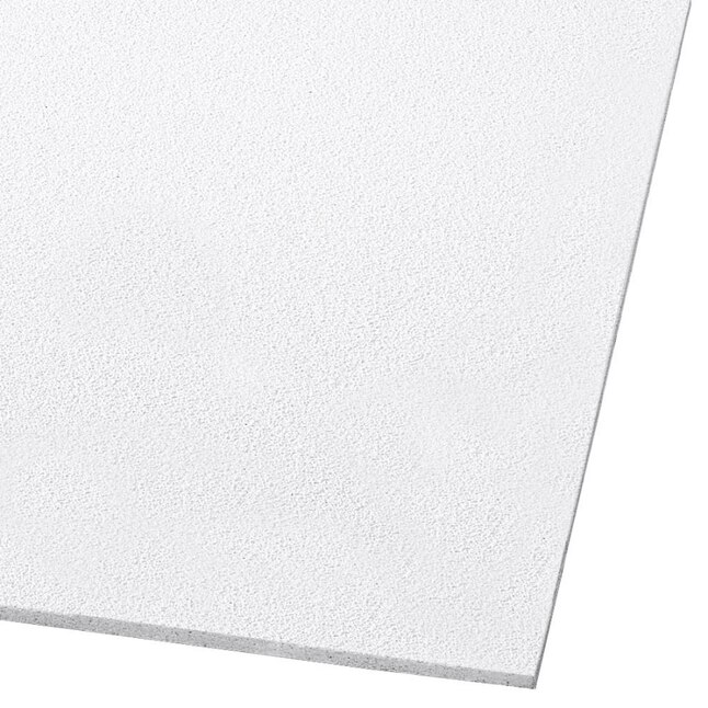 Armstrong Ceilings 24-in x 24-in Dune 12-Pack White Smooth 15/16-in Drop Acoustic Panel Ceiling Tiles Armstrong Ceilings 24-in x 24-in Dune 12-Pack White Smooth 15/16-in Drop Acoustic Panel Ceiling Tiles