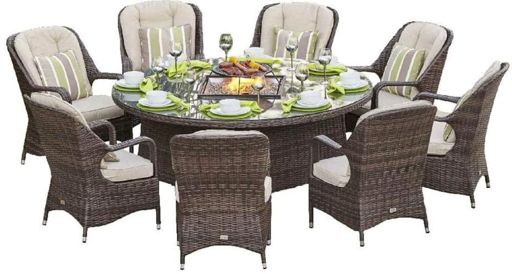 round patio table and chairs lowes