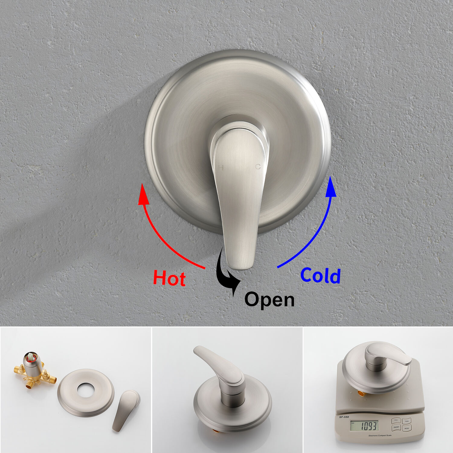 Nestfair SMD8056N Fixed-Showerhead - View #3