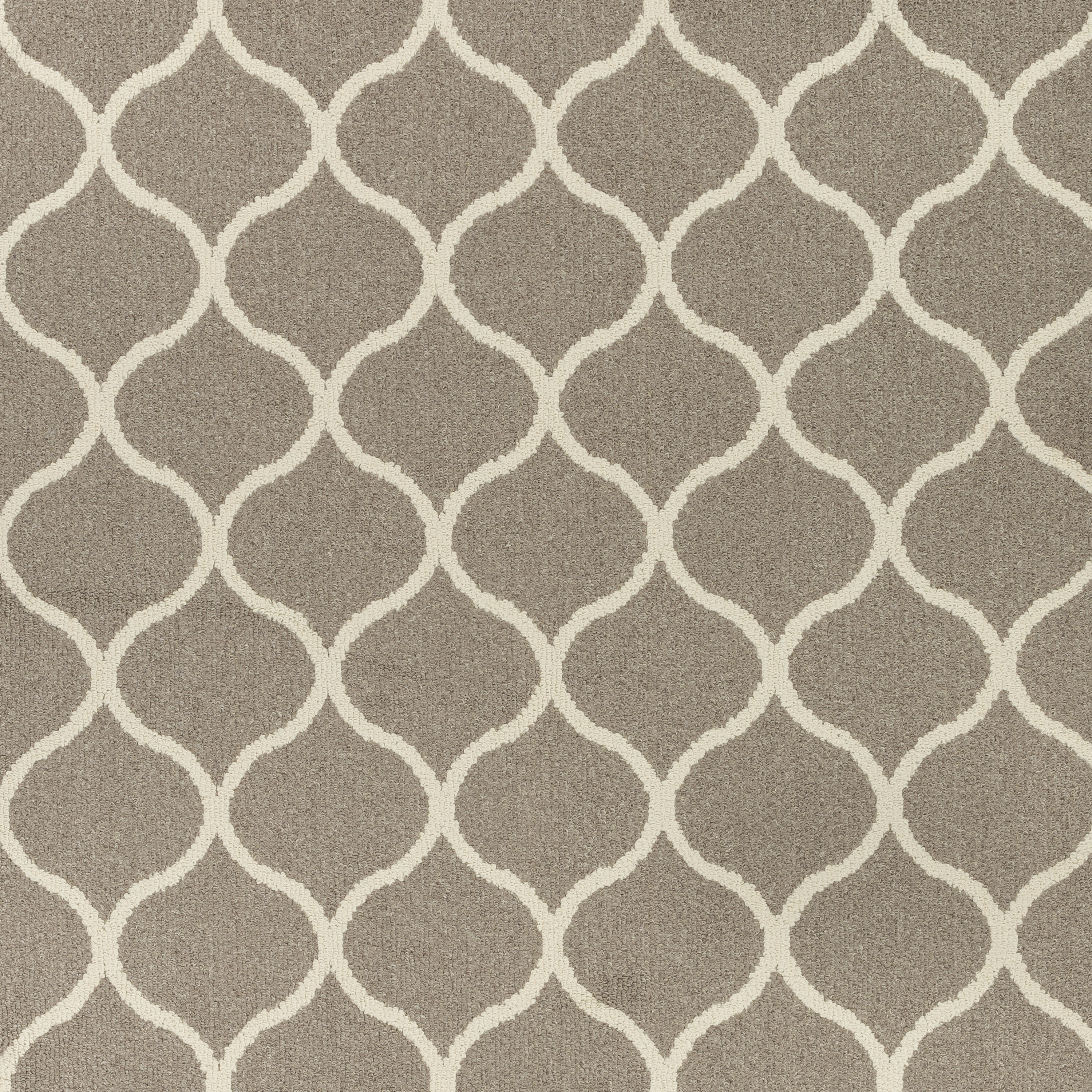 Brown Tufted Non-Slip Rectangular Washable Rug