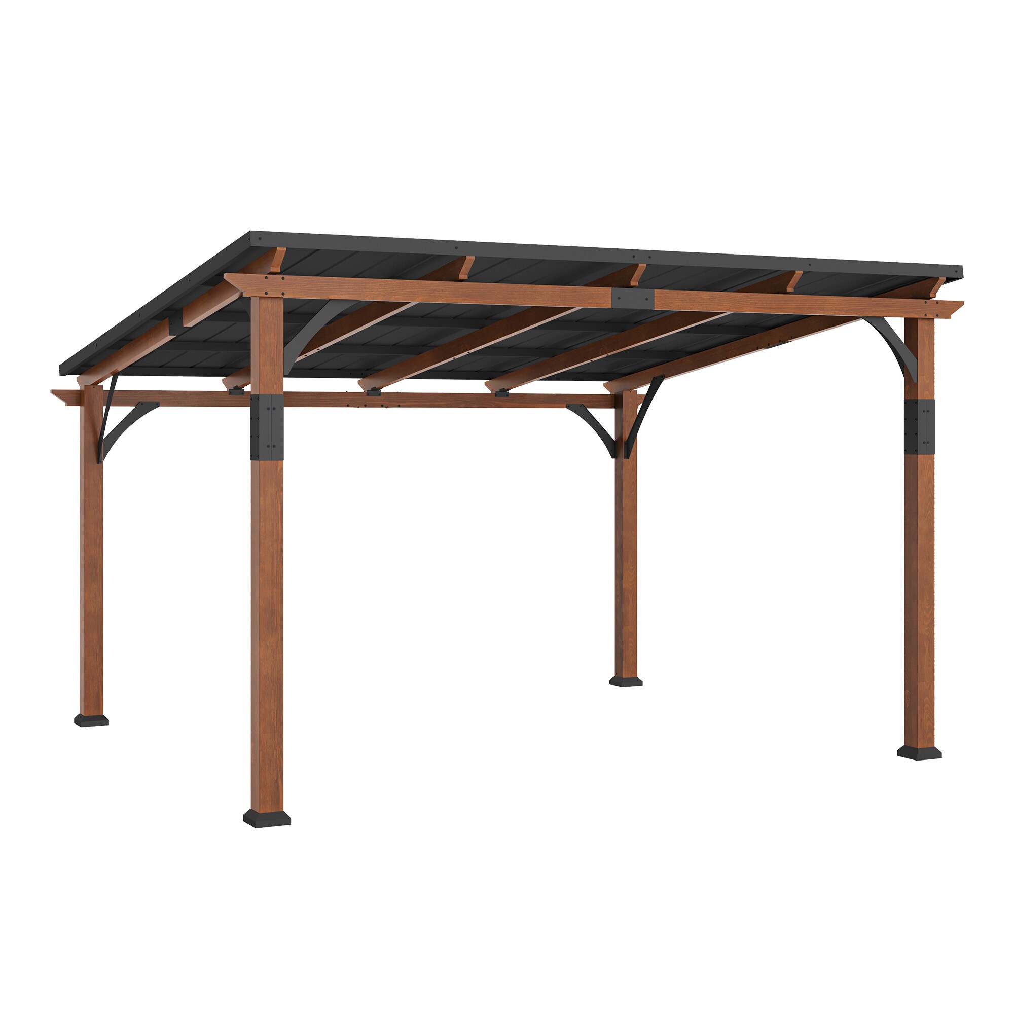 Yurevna QDL-BR-3 Wood-Resin-Gazebos - View #4