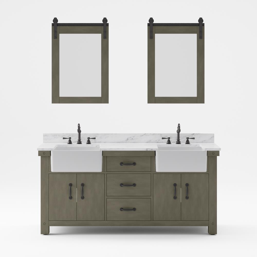 Water Creation PY72CW03GG-P24TL1203 Bath-Vanity-Combo - View #2