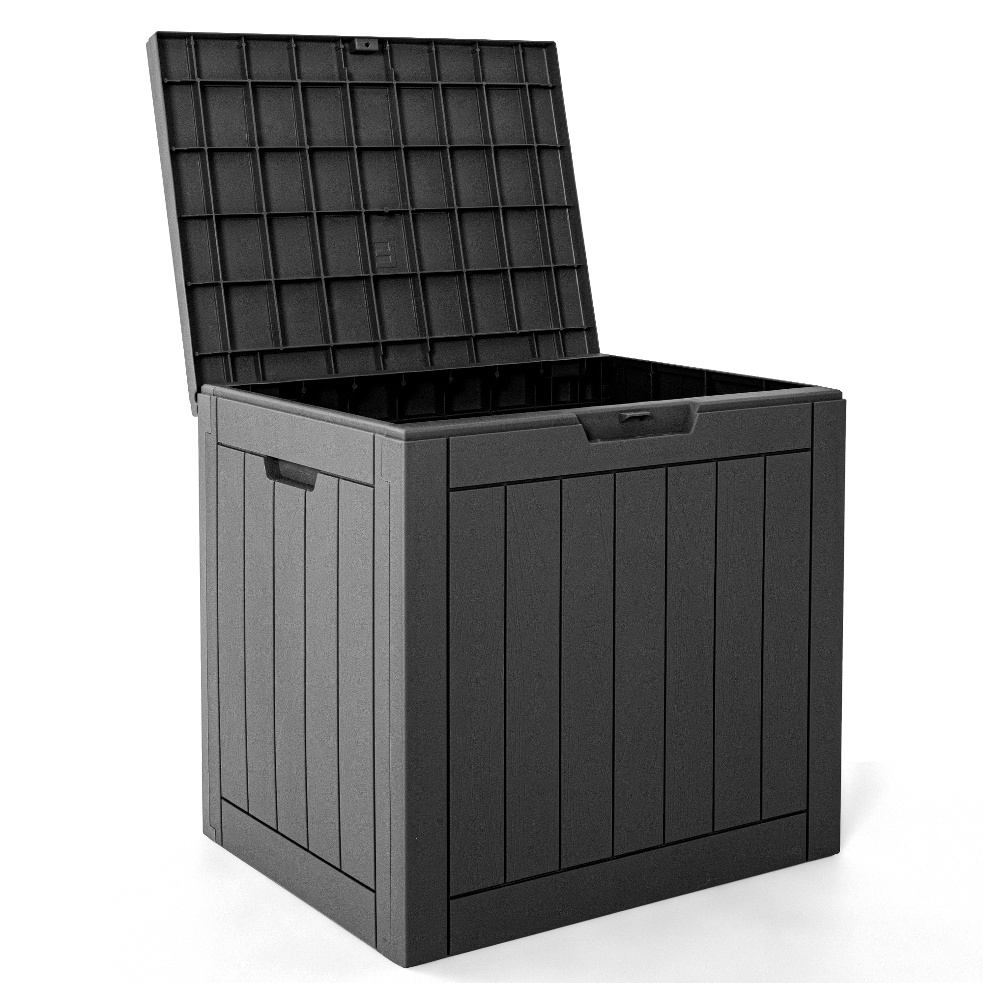 PamaPic DB-31-B-ML1 31-Gallon Black Plastic Deck Box