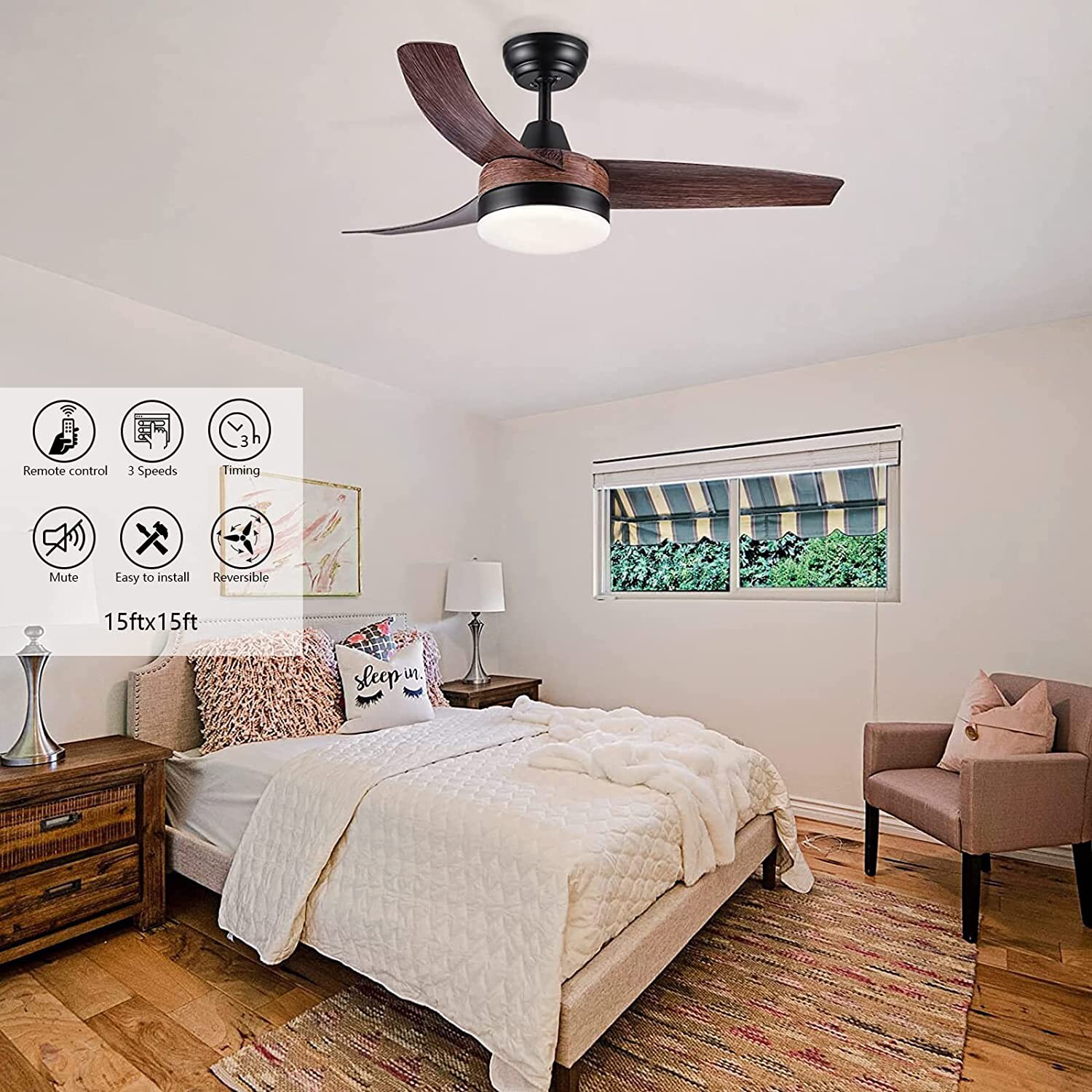 Yardreeze YHDO-42BKM Ceiling-Fans - View #12