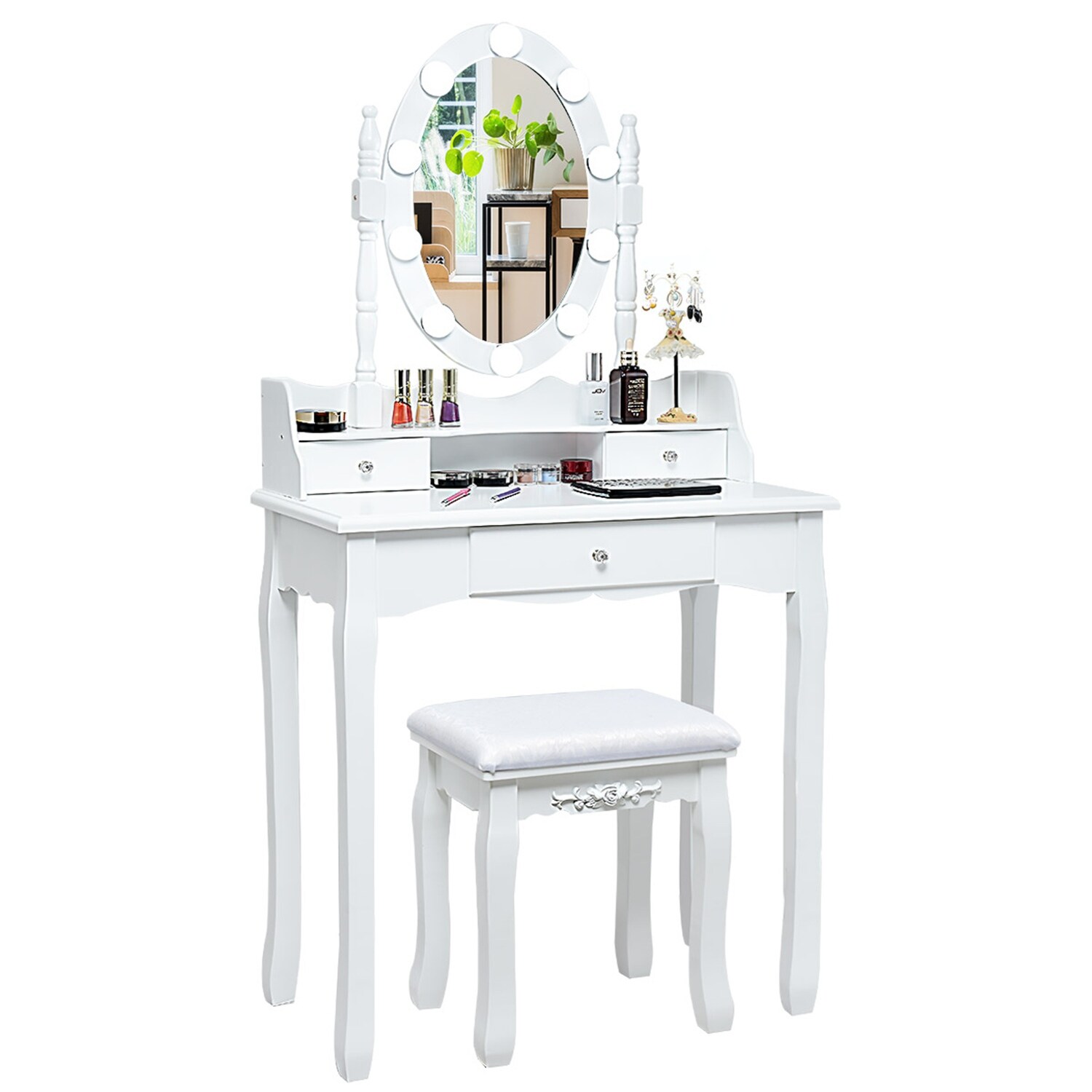 Costway CSHY001330 Bedroom-Vanities - View #4