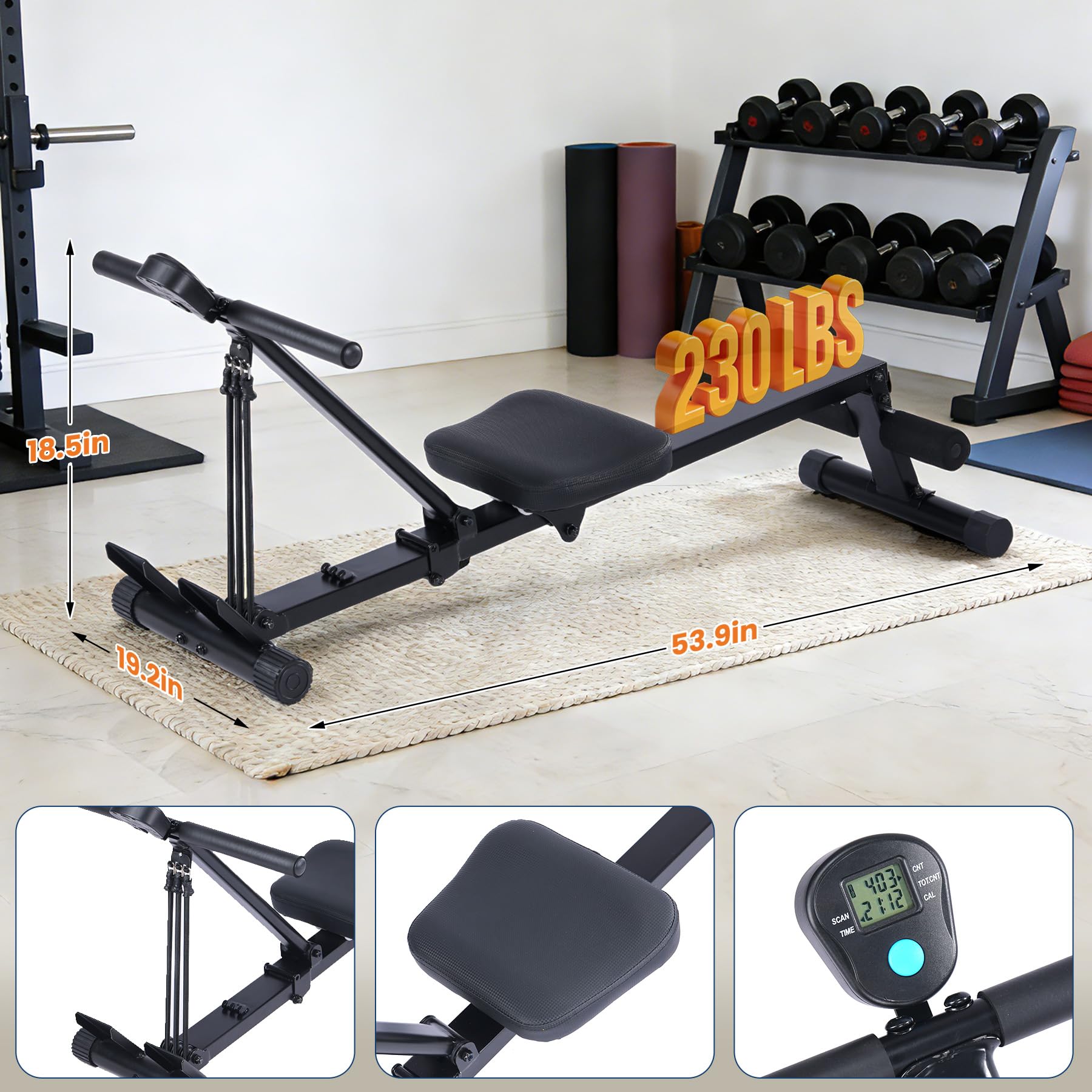 Garvee BMRCTCWB13 Rowing-Machines - View #3
