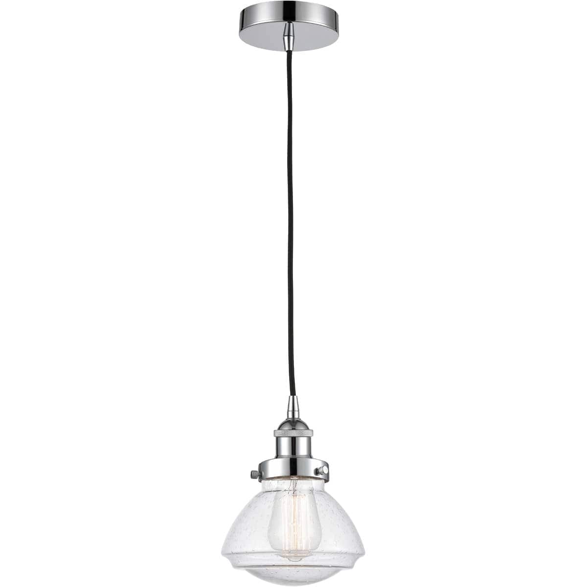 Innovations Lighting -  616-1PH-PC-G324 Edison Olean Mini Pendant Polished Chrome