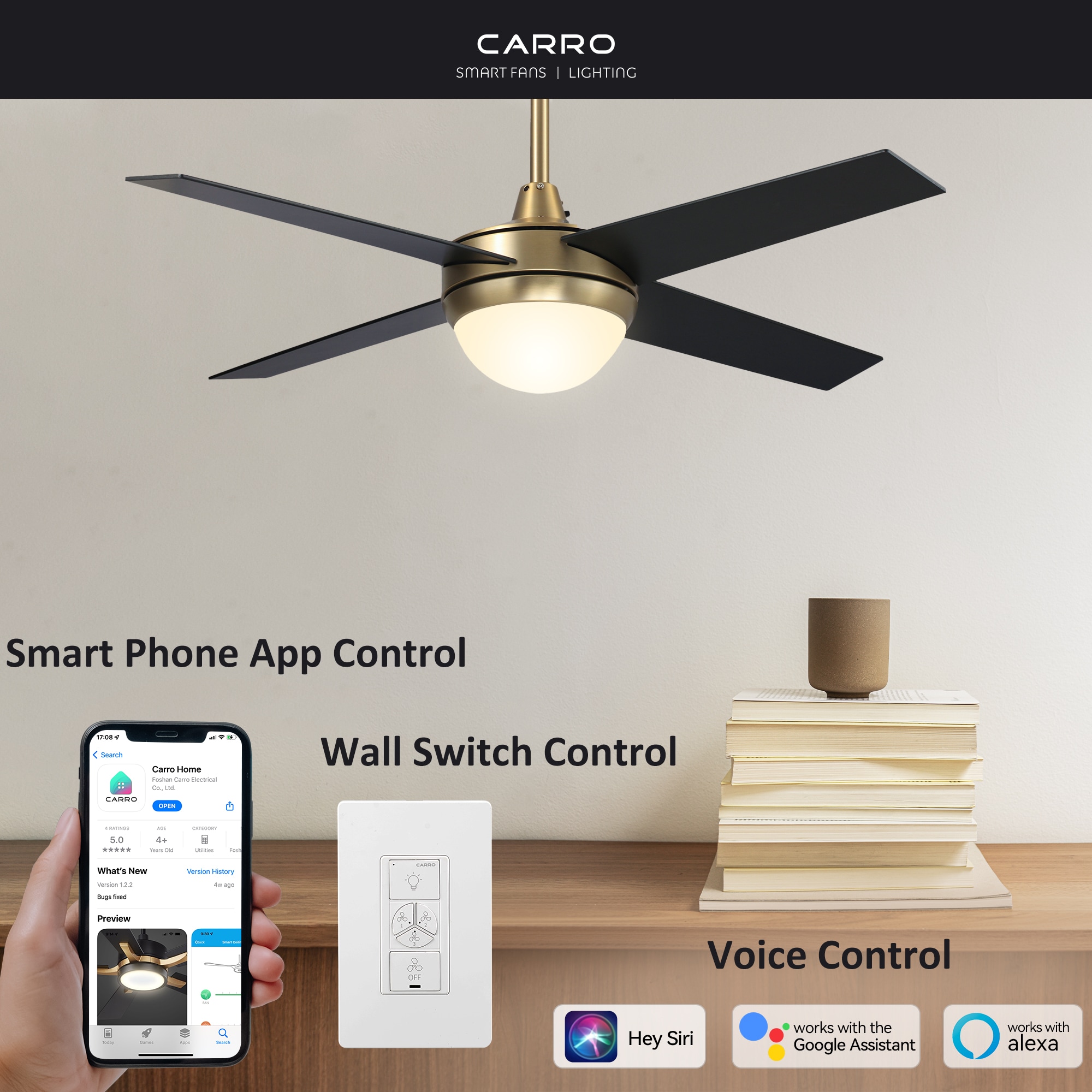 CARRO USA LWGS-484C-L11-G2-1 Ceiling-Fans - View #2