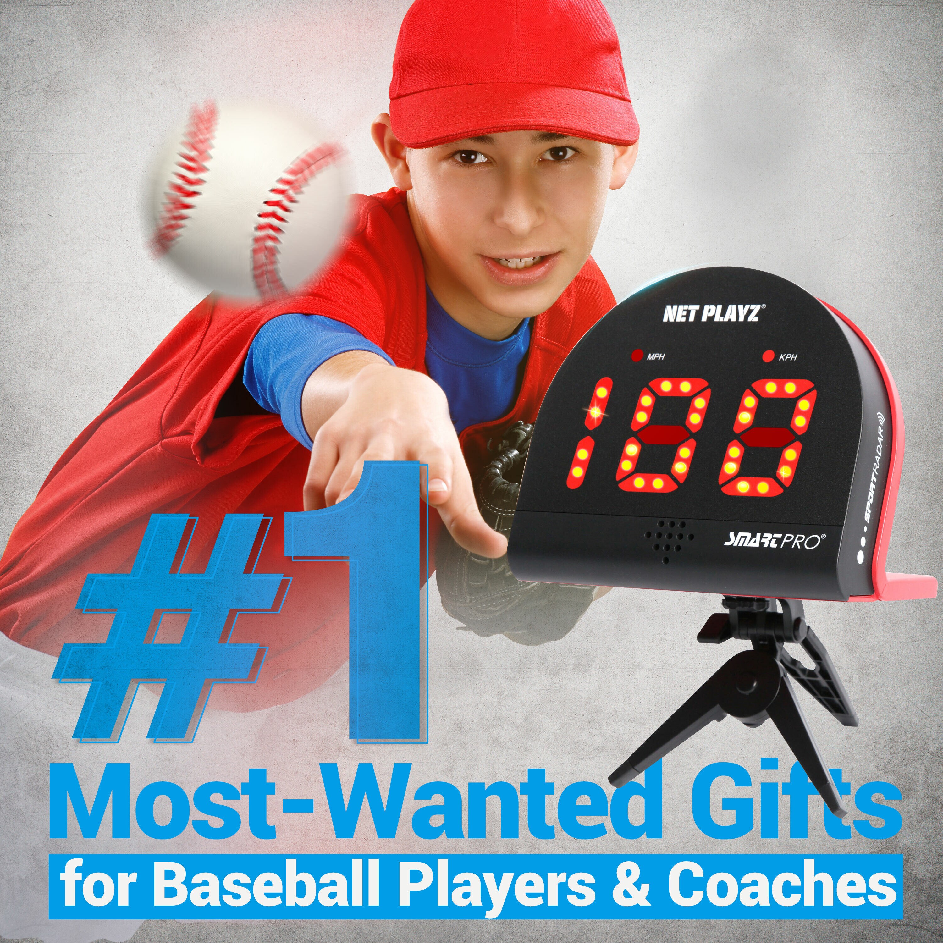 NET PLAYZ Net Playz Hands-Free Baseball Speed Radar In The Sports ...