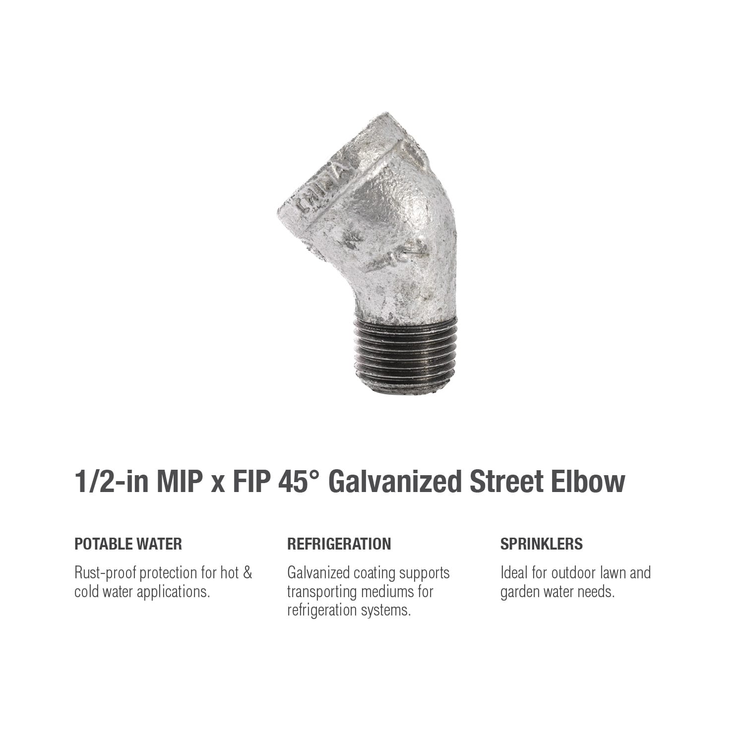 RELIABILT 60303 Galvanized-Fittings - View #5