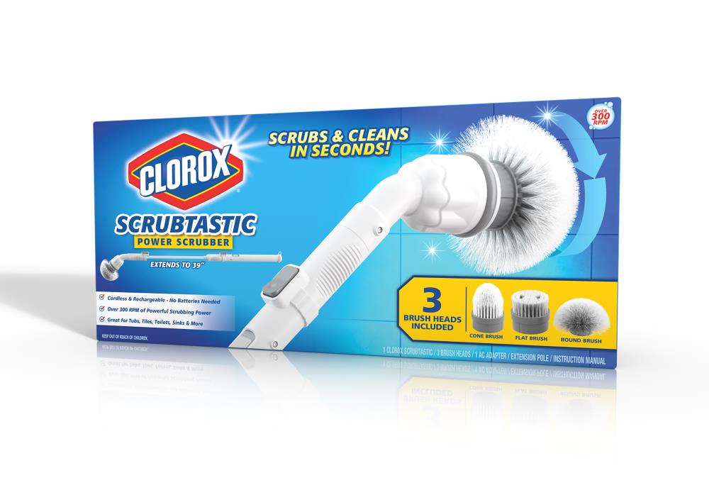 Clorox Nylon Stiff Tile And Grout Brush, Clorox Tub And Tile Scrubber
