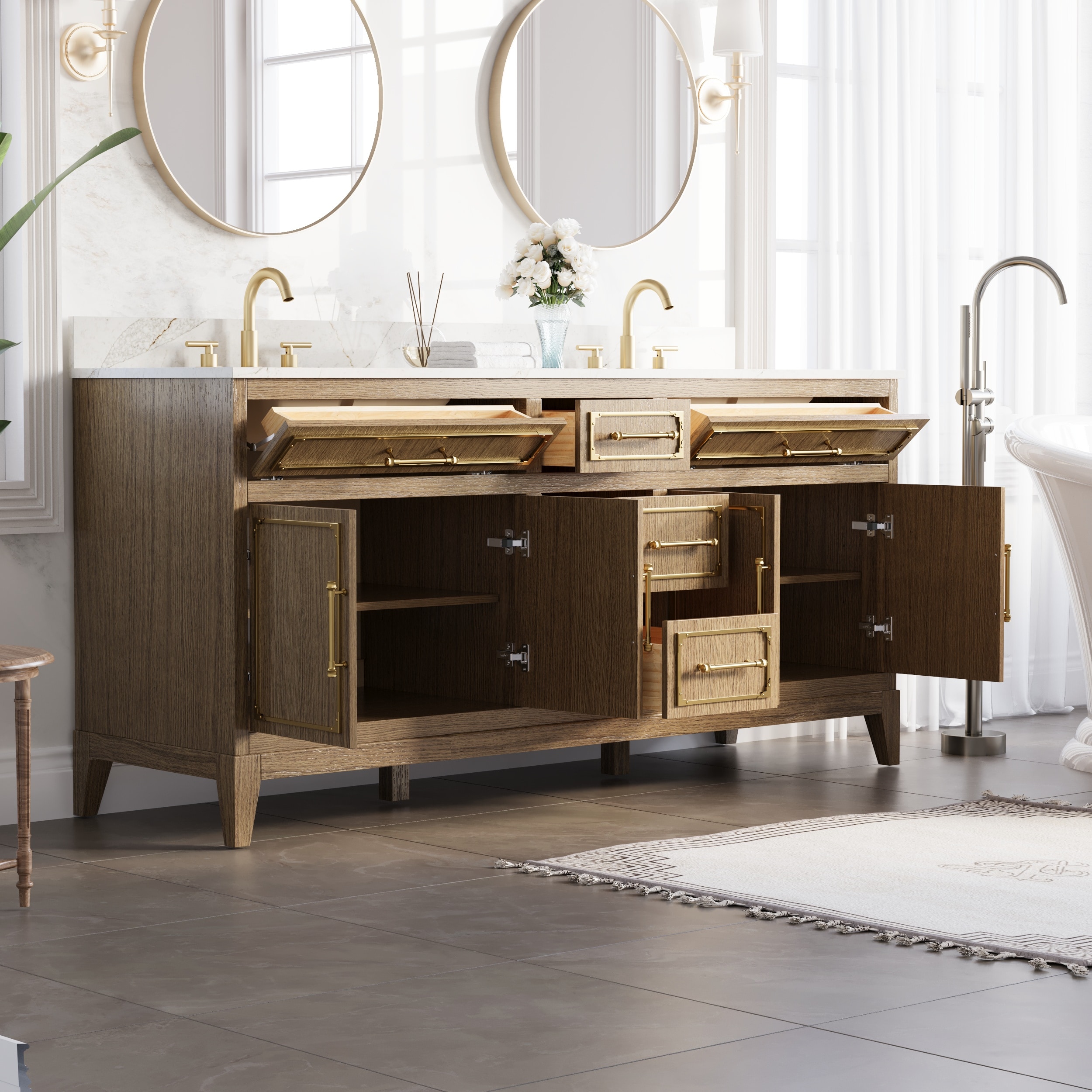 Forclover FLR-ZCEL72 Bath-Vanity-Combo - View #2