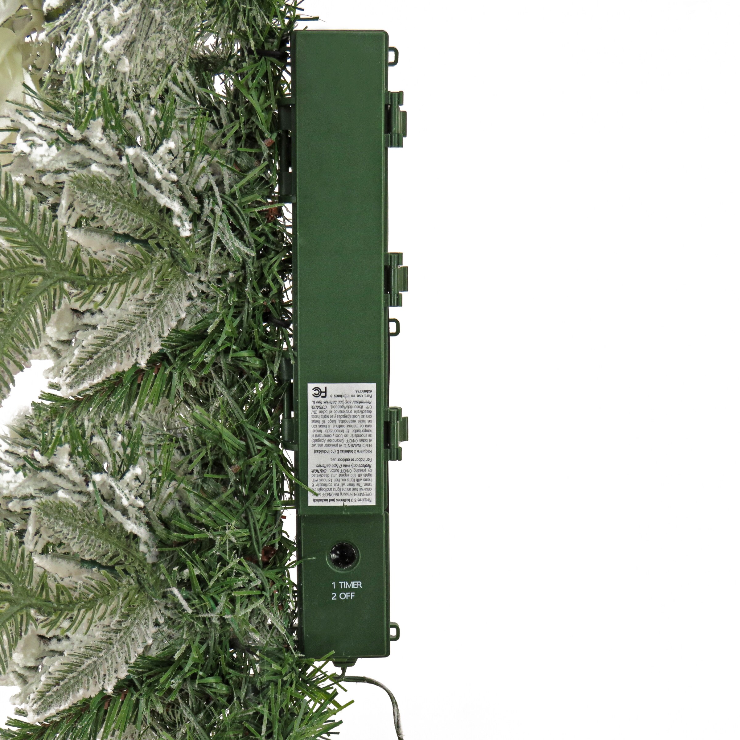 National Tree Company QPECO8-300-4A-B Artificial-Christmas-Garland - View #3