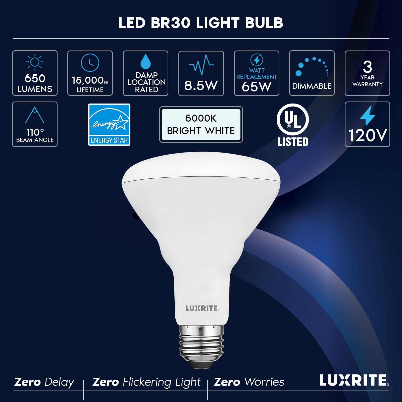 Luxrite LR31875-6PK Led-Flood-Spot-Light-Bulbs - View #6
