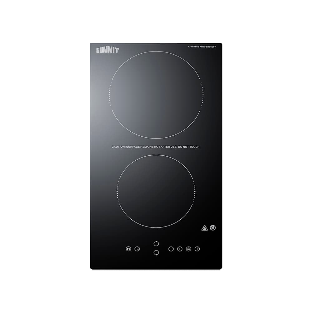  CRH2BT30230 12 Inch Wide 2 Burner Electric Cooktop with Automatic Shut Off