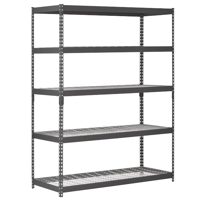 Heavy Duty Wire Utility Shelving Unit, Uline Black Wire Shelving Assembly