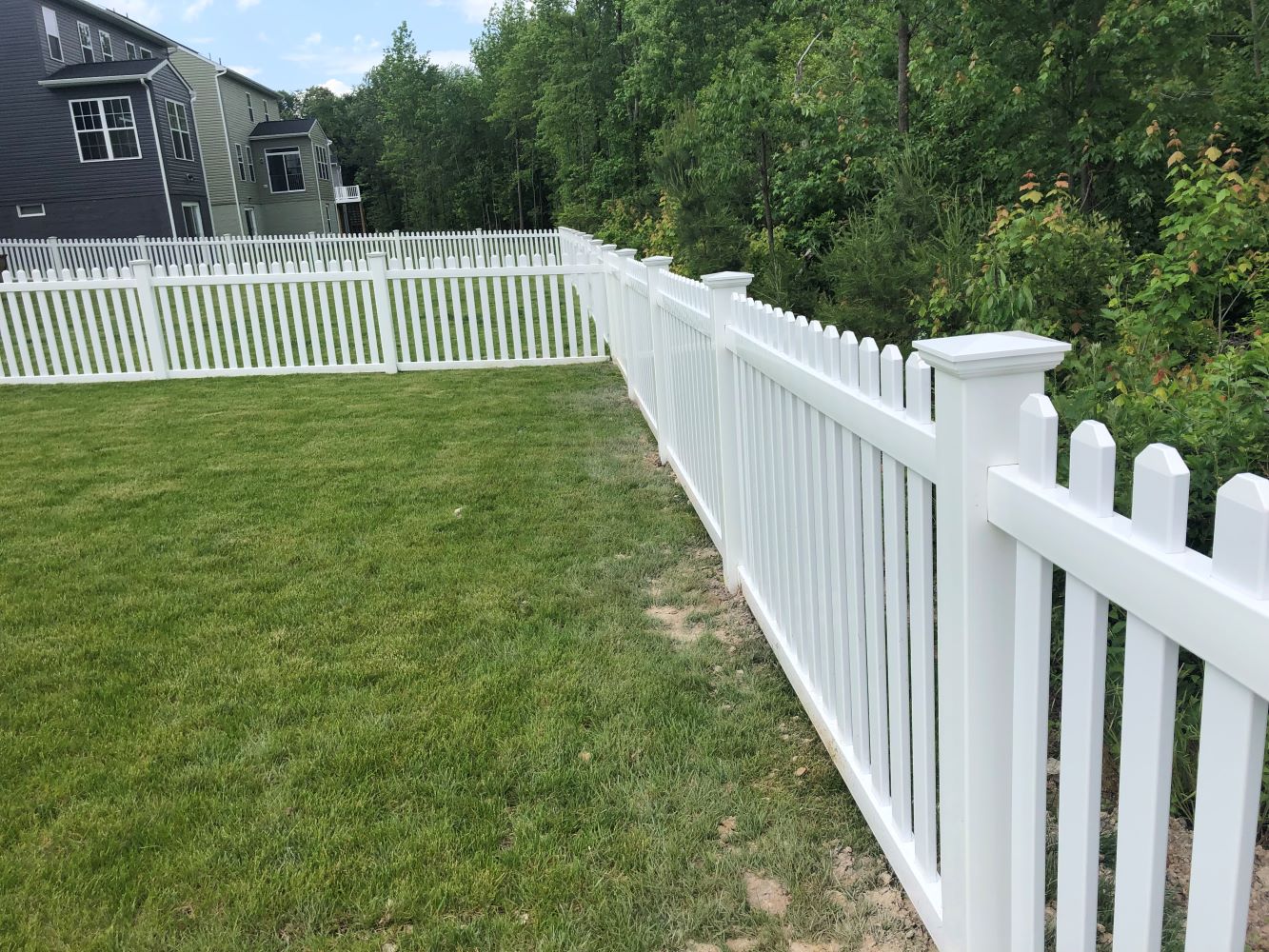 Capital Railing 4 ft H x 8 ft W White Vinyl Dog Ear Fence Panel Unassembled in the Vinyl Fencing department at Lowes