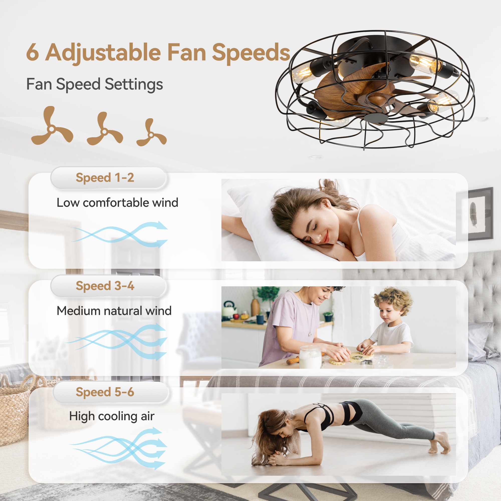 Breezary 33005-BK Ceiling-Fans - View #8