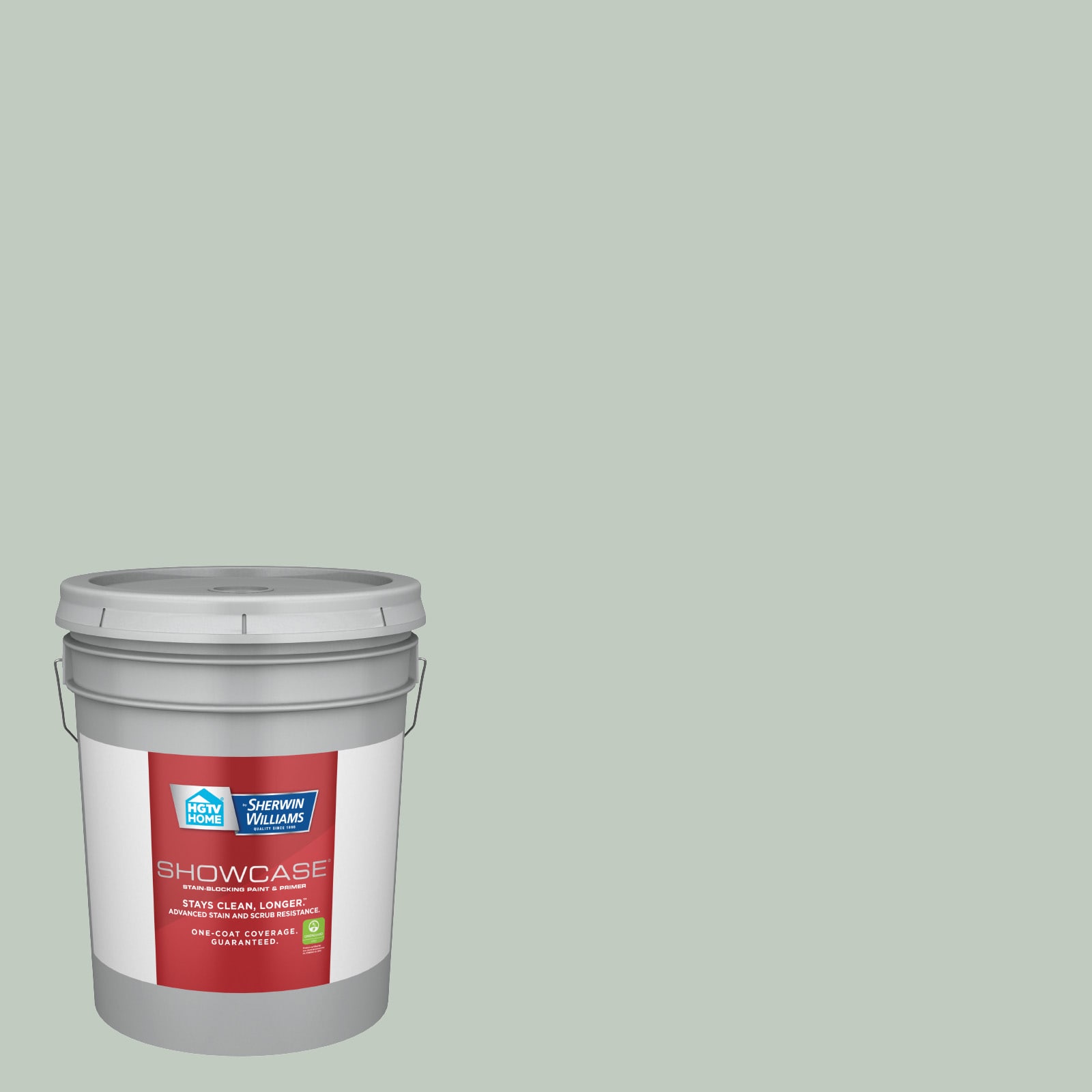 HGTV HOME by Sherwin-Williams 5004-3B-935244 Showcase Flat Garden Flower 5004-3B Acrylic Interior Paint Paint + Primer ( 5-gallon )
