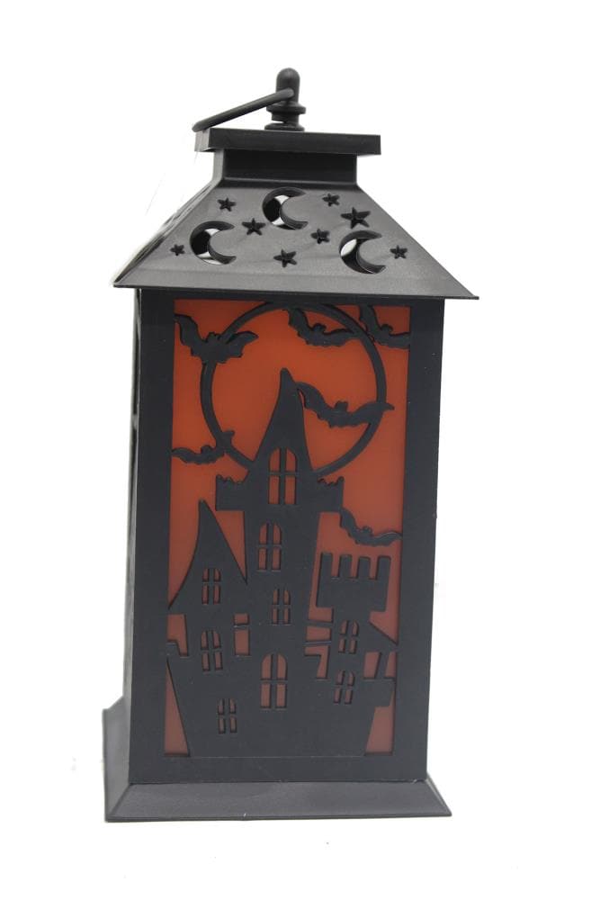 Holiday Living 10.8-in Haunted House Lantern at Lowes.com