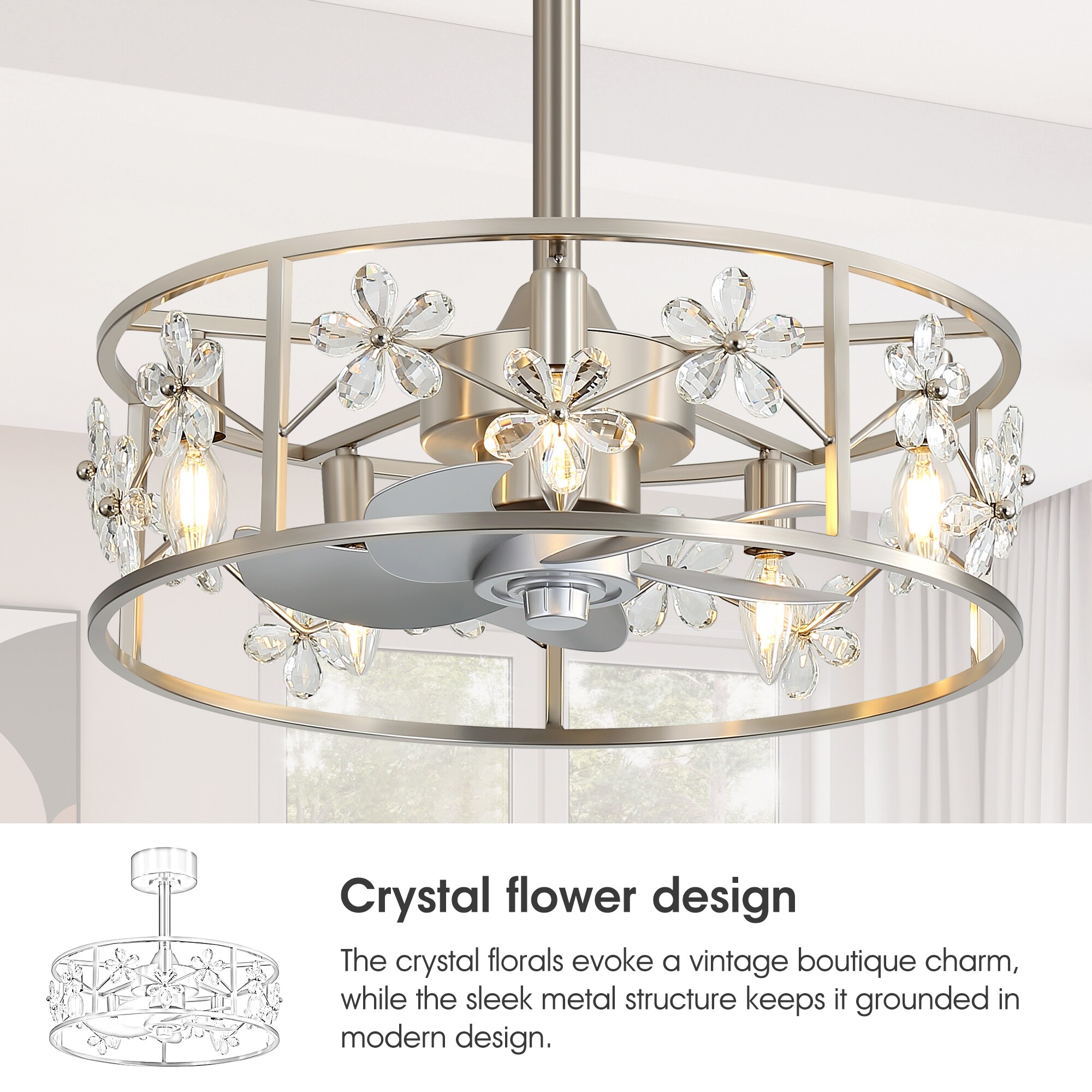 Breezary 40005-SN Ceiling-Fans - View #4