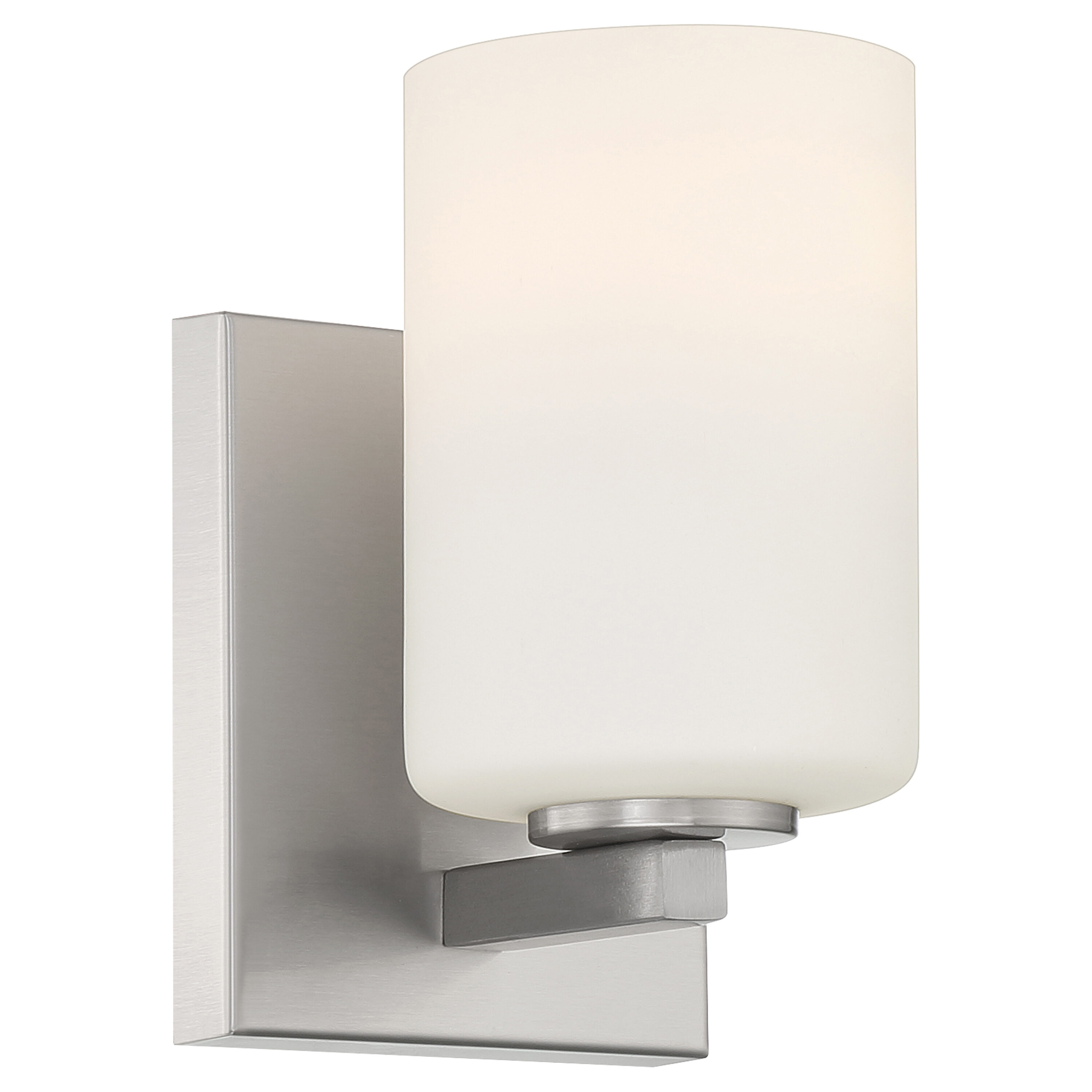 Access Lighting 62621-BS/OPL Sienna 4.5-in 1 -Light Brushed Gray Transitional Vanity light