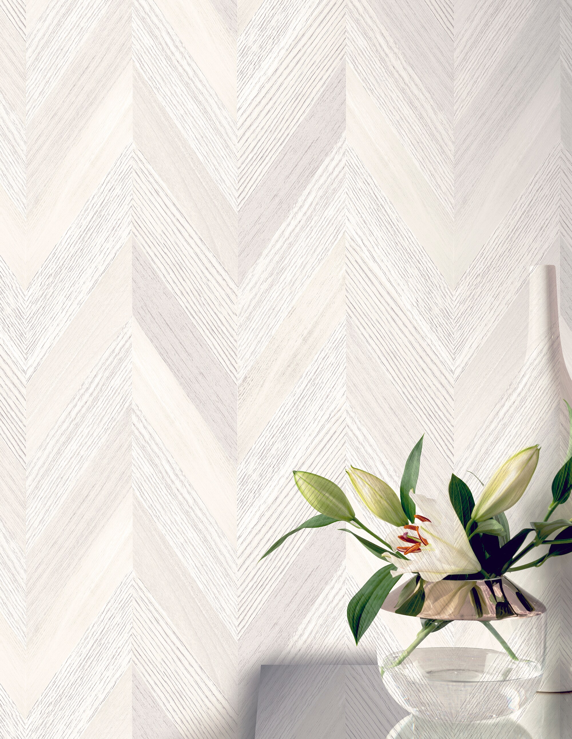 Herringbone - Blue - Peel and Stick 6 mil Canvas Removable Wallpaper