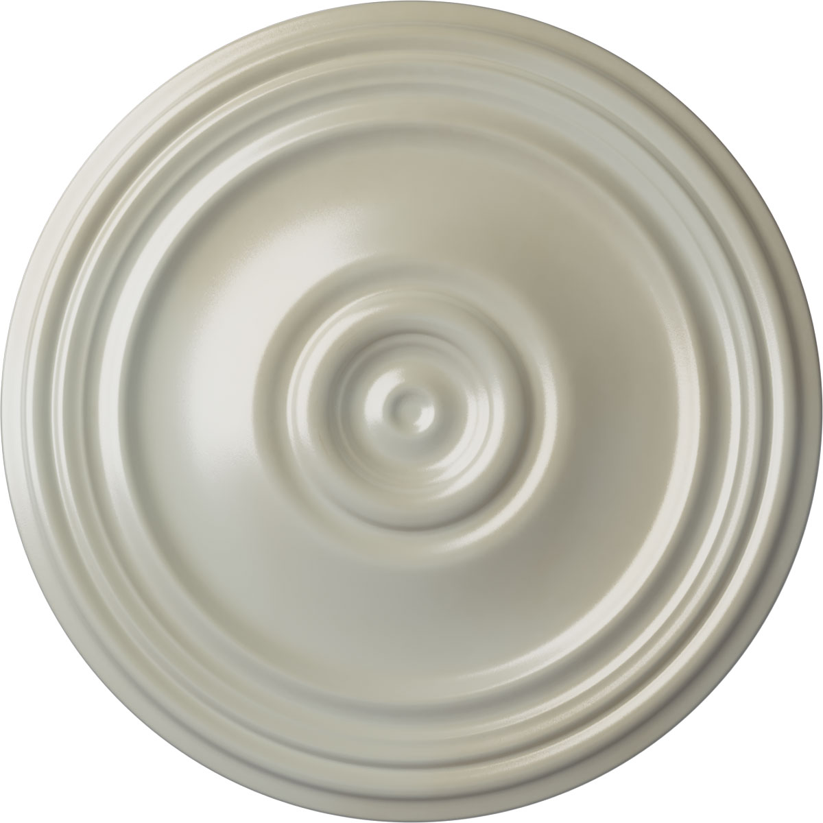 Ekena Millwork CM21REFBS Reece 21-in W x 21-in L Painted Flash Blue Polyurethane Whole Ceiling Medallion