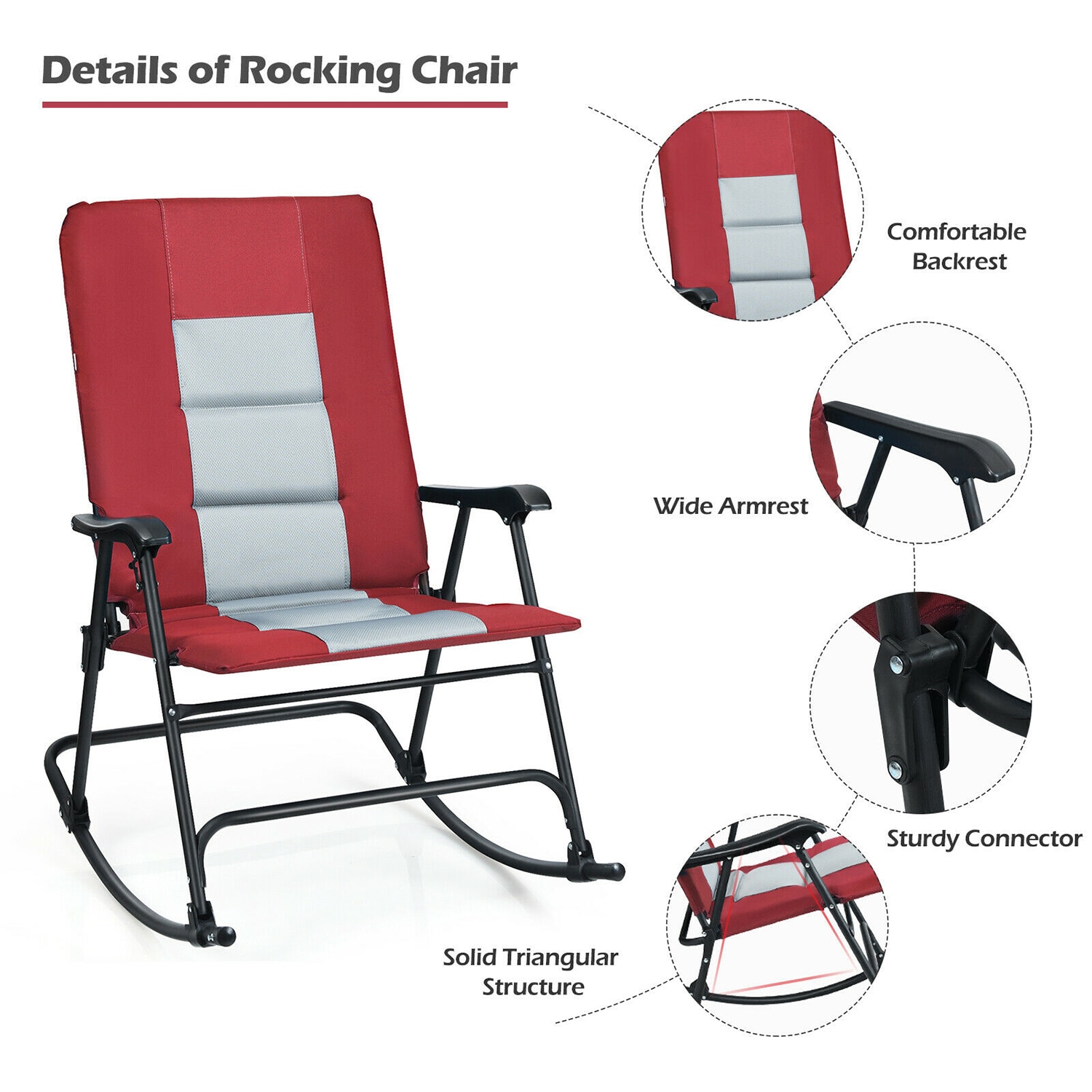 Forclover HYFE-70500RE Patio-Chairs - View #8