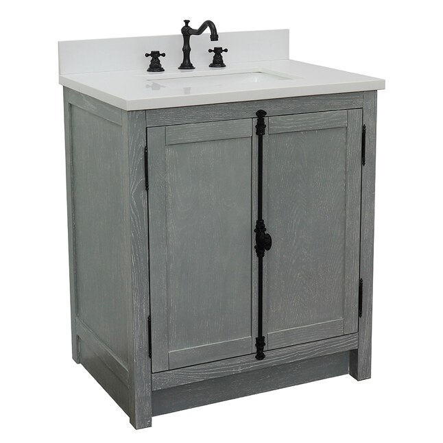Bellaterra Home LV0100-GYA Single Vanity- Cab only 30-in Gray Ash Bellaterra Home LV0100-GYA Single Vanity- Cab only 30-in Gray Ash
